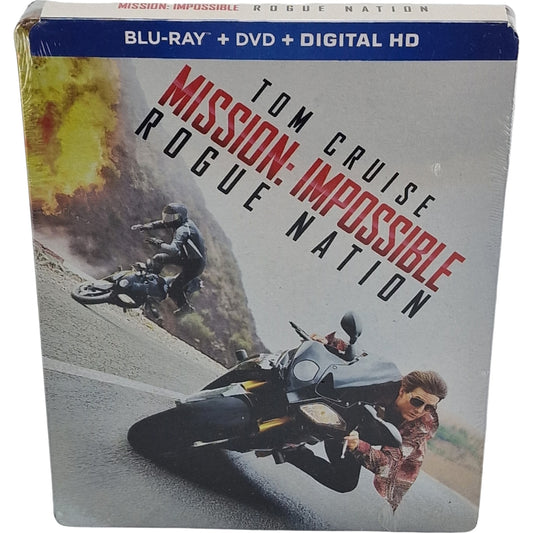 Mission: Impossible - Rogue Nation Blu-ray SteelBook DVD +  Blu-ray VF Zone A Neuf