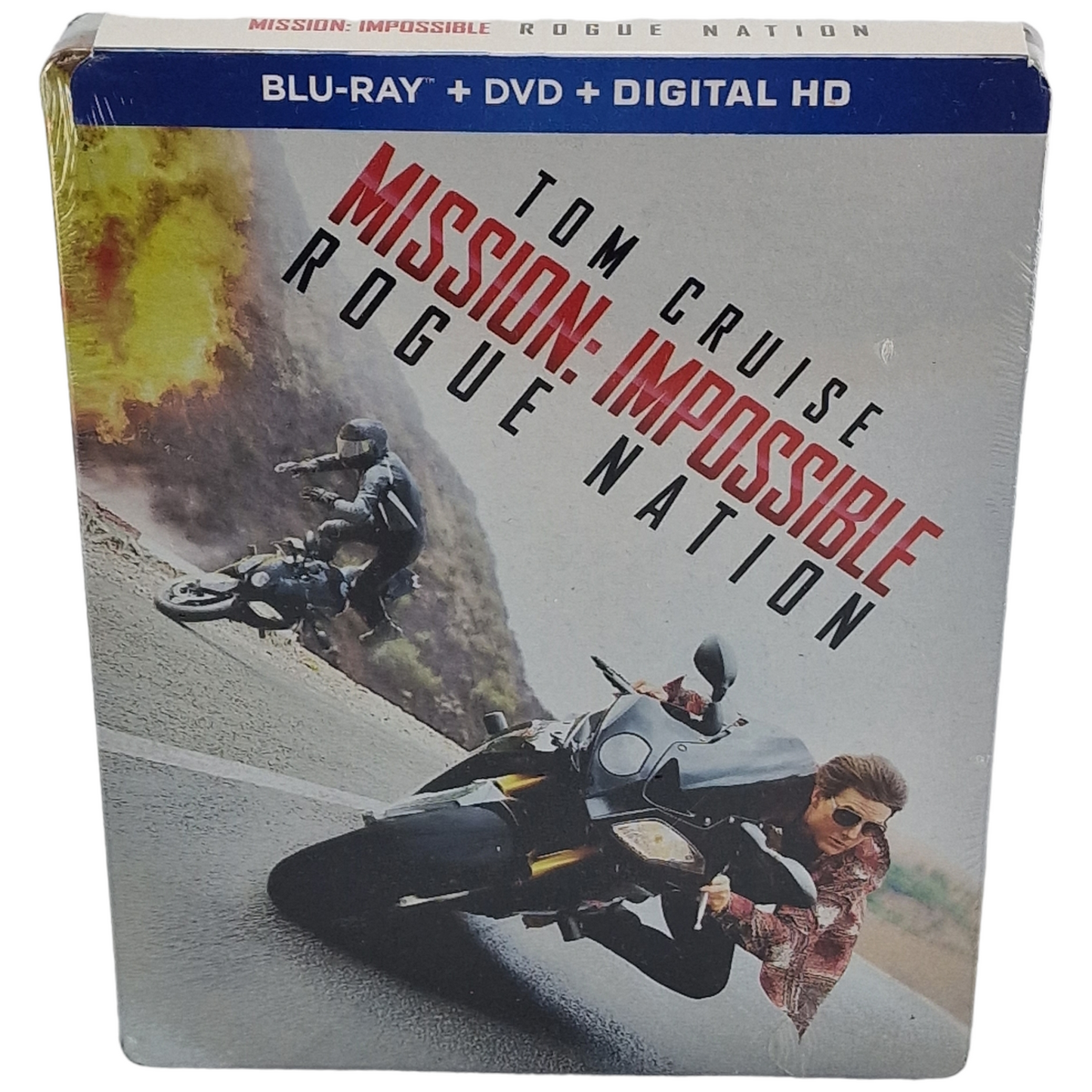 Mission: Impossible - Rogue Nation Blu-ray SteelBook DVD +  Blu-ray VF Zone A Neuf