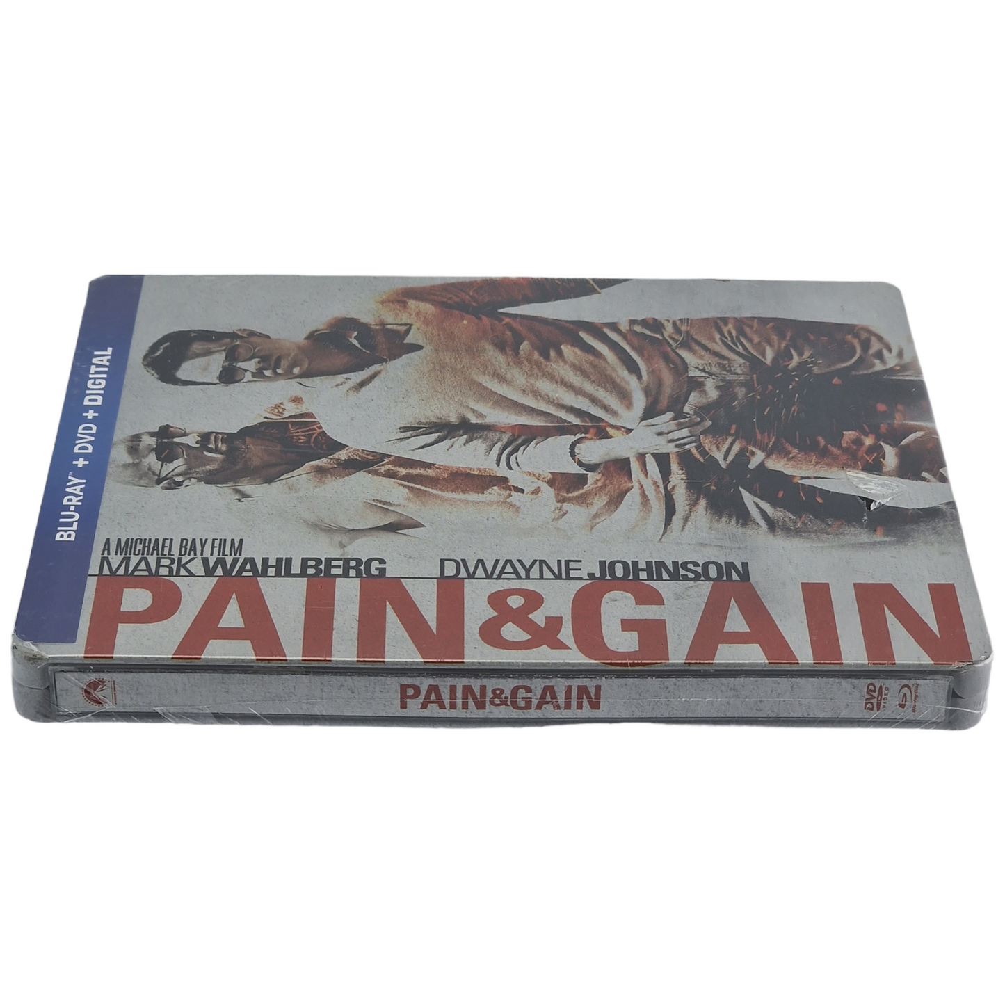 Pain & Gain Blu-ray SteelBook DVD +  Blu-ray VF 2018 Zone A Neuf