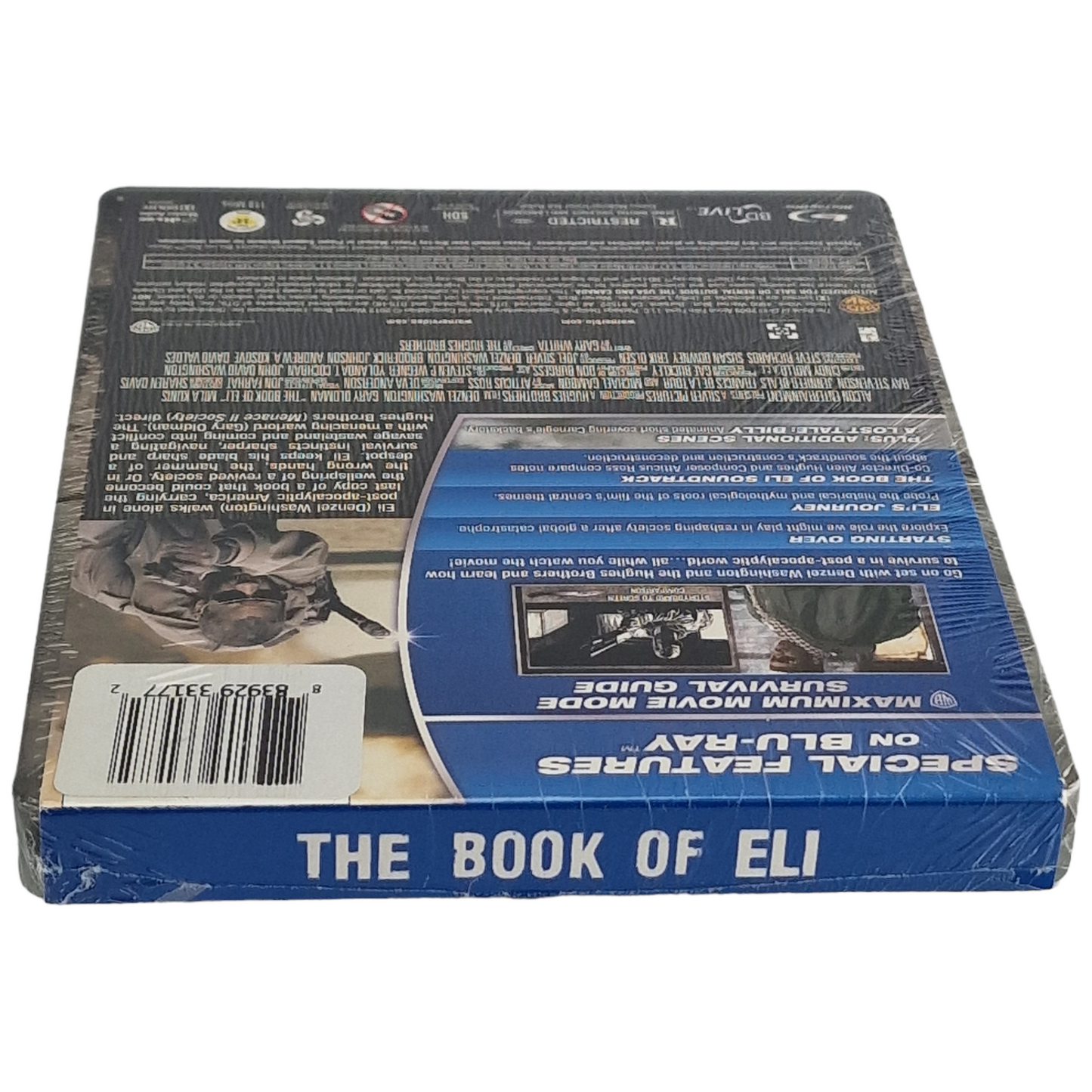 The Book of Eli Blu-ray SteelBook Denzel Washington VF 2013 Zone A Neuf