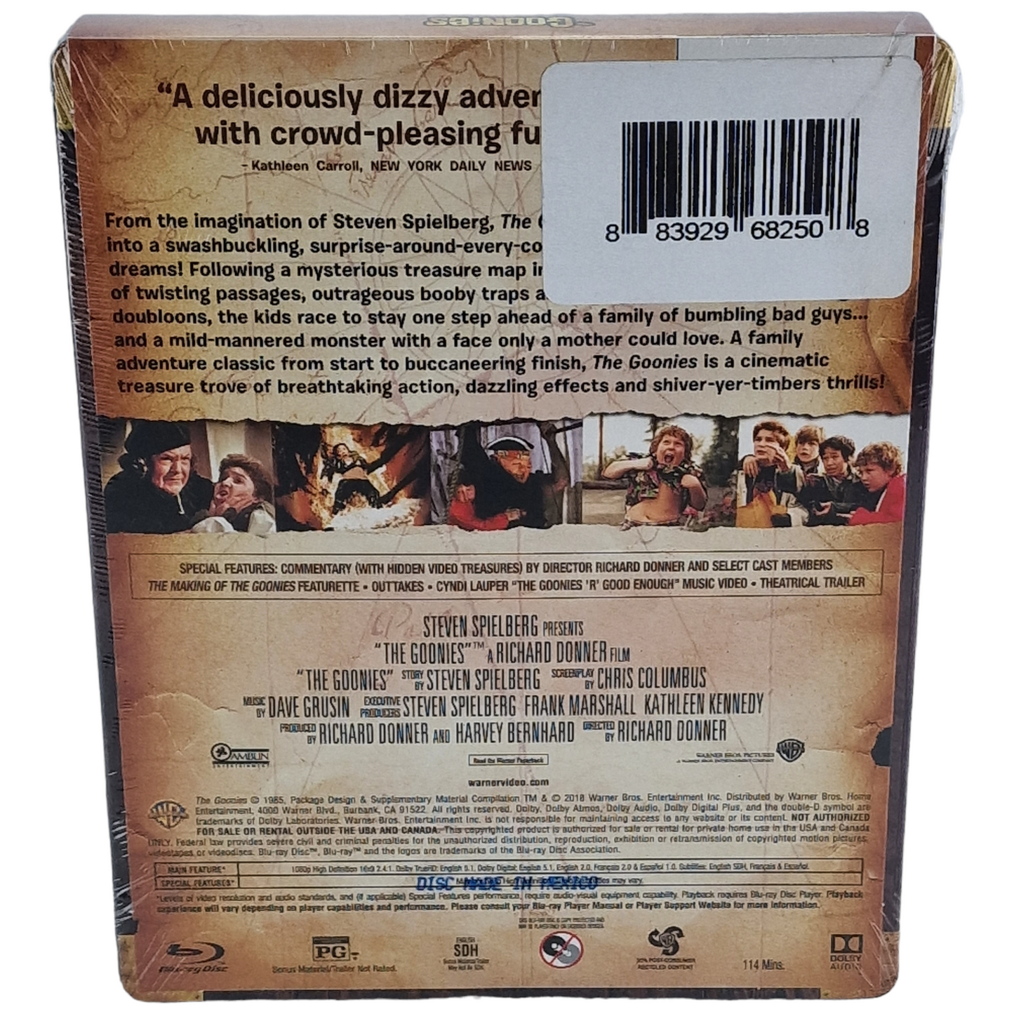 Les Goonies Blu-ray SteelBook  VF 2018 Zone A Neuf