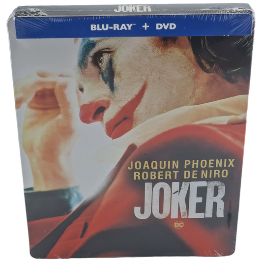 Joker Blu-ray SteelBook Blu-ray + DVD  Joaquin Phoenix, Robert De Niro VF Zone A Neuf