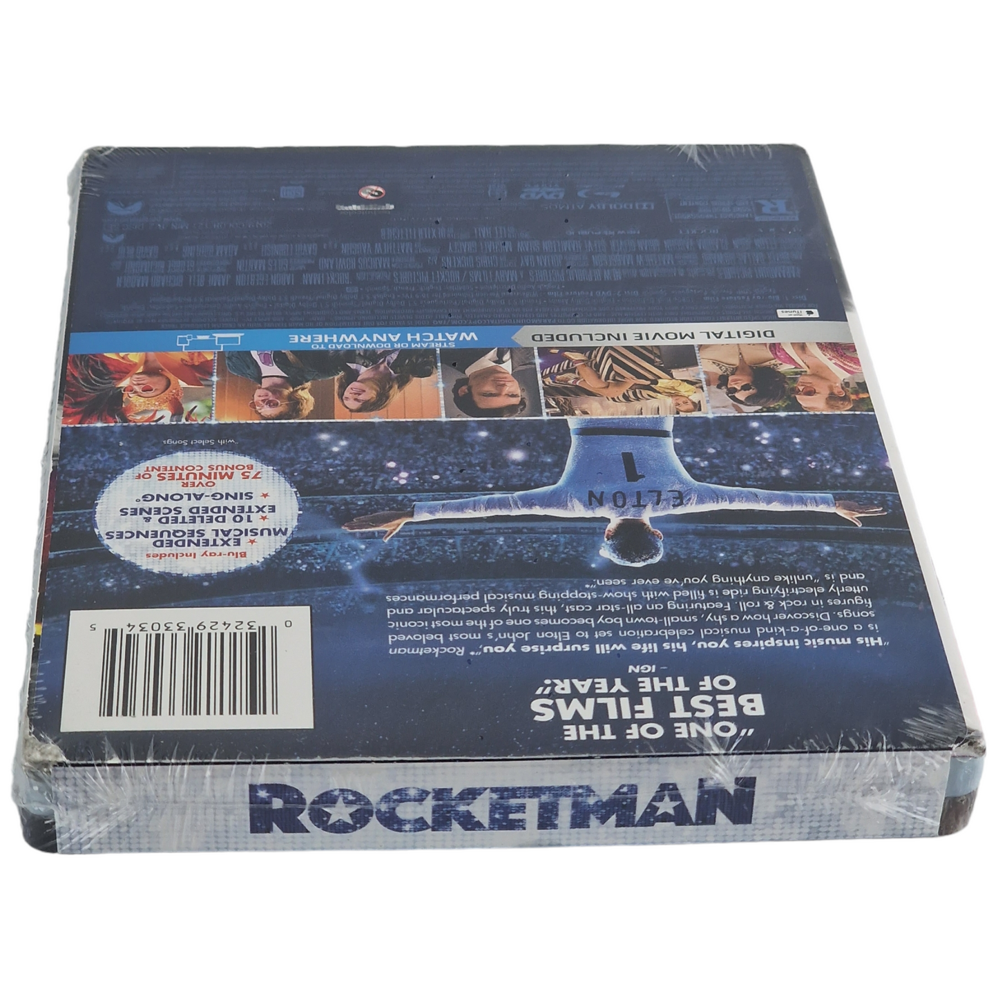 Rocketman Blu-ray SteelBook Blu-ray + DVD Plus Bonus 2019 VF Zone A Neuf