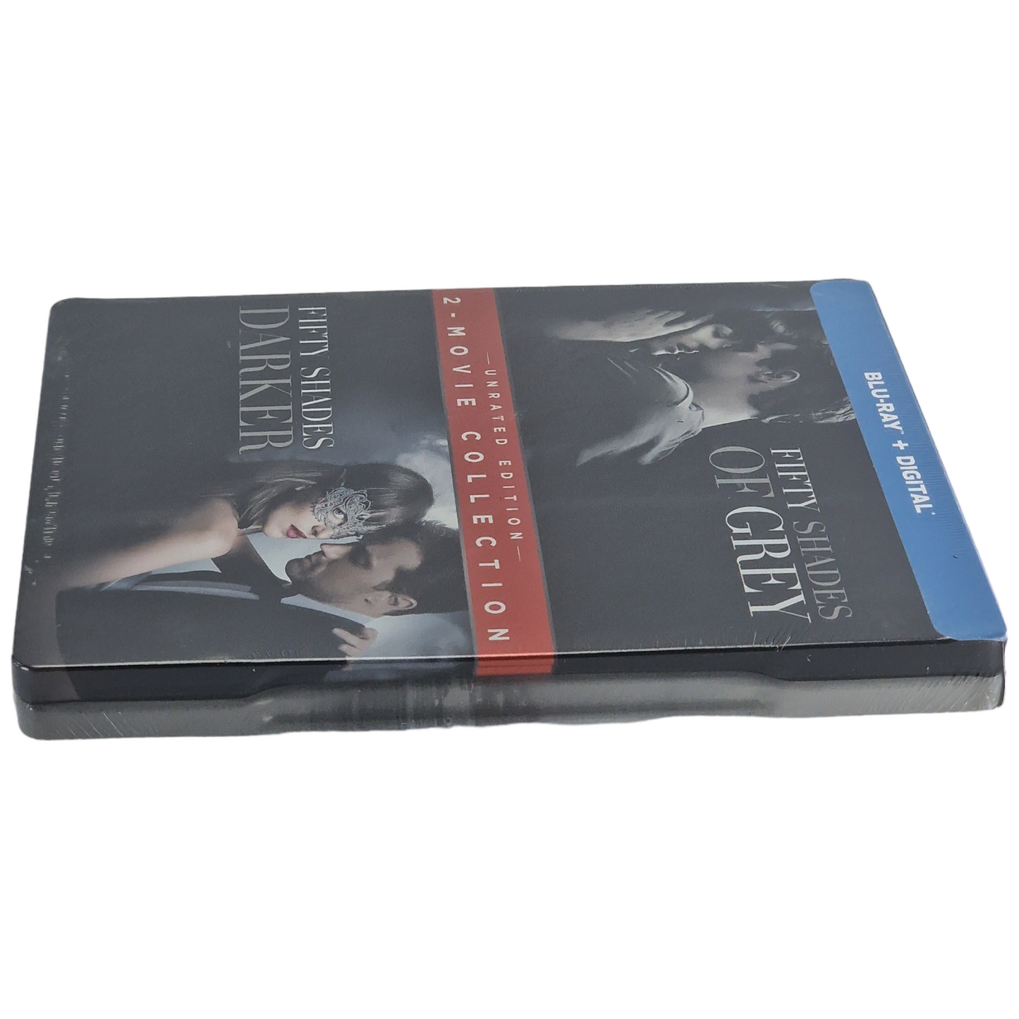 Cinquante nuances de Grey + Cinquante nuances plus sombres Blu-ray SteelBook 2 Films + DVD  2018 VF Zone A Neuf