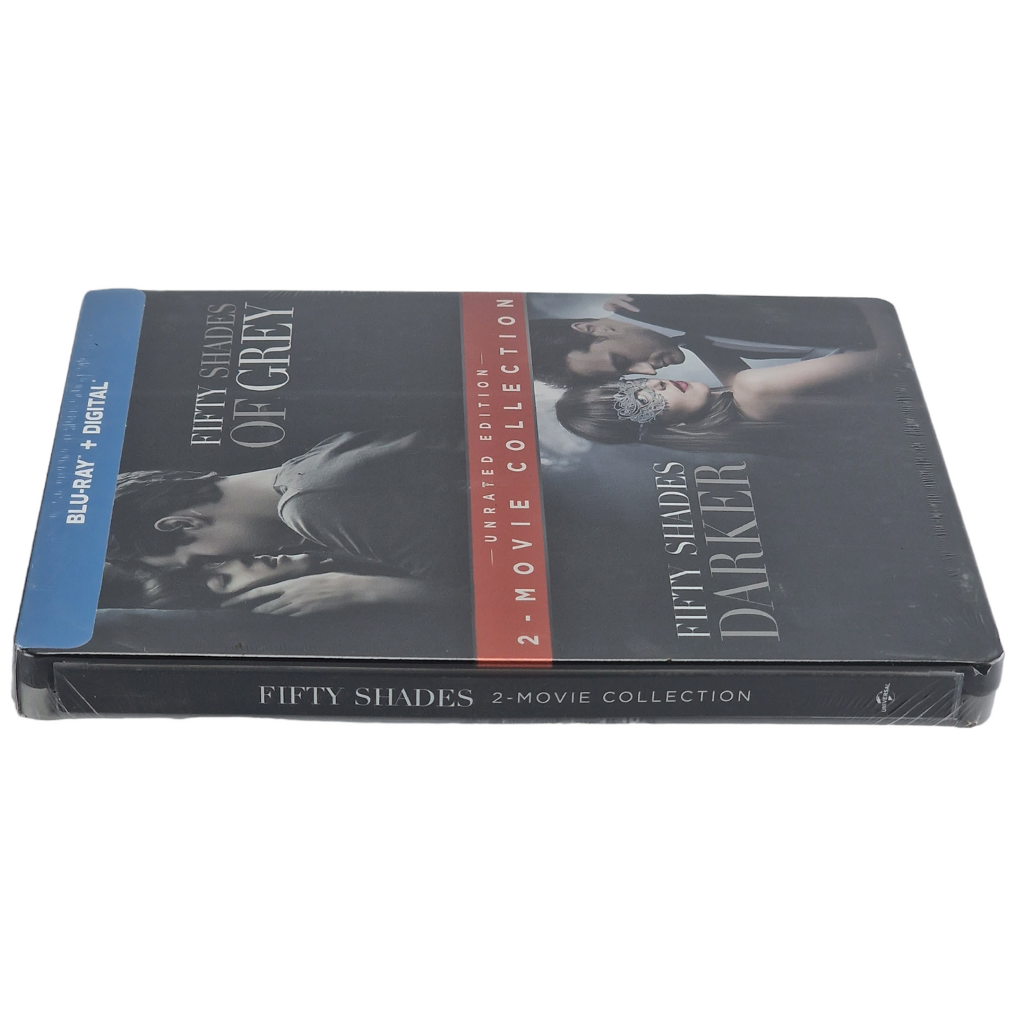 Cinquante nuances de Grey + Cinquante nuances plus sombres Blu-ray SteelBook 2 Films + DVD  2018 VF Zone A Neuf