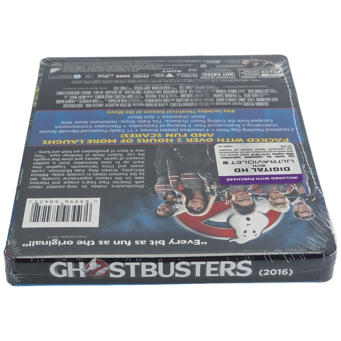 Ghostbusters  SteelBook Blu-ray 2016 Edition étendue 1 film, 2 coupes Zone A