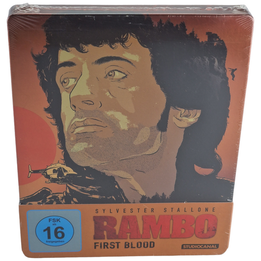 Rambo I First Blood 1982 Steelbook Blu-ray Sylvester Stallone  2018 Region 2