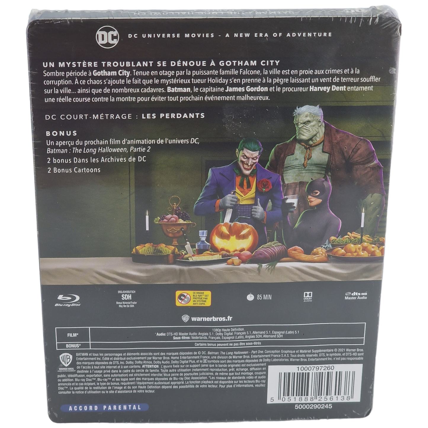 Batman:The Long Halloween SteelBook Blu-ray Partie1 Chris Palmer Zone Libre