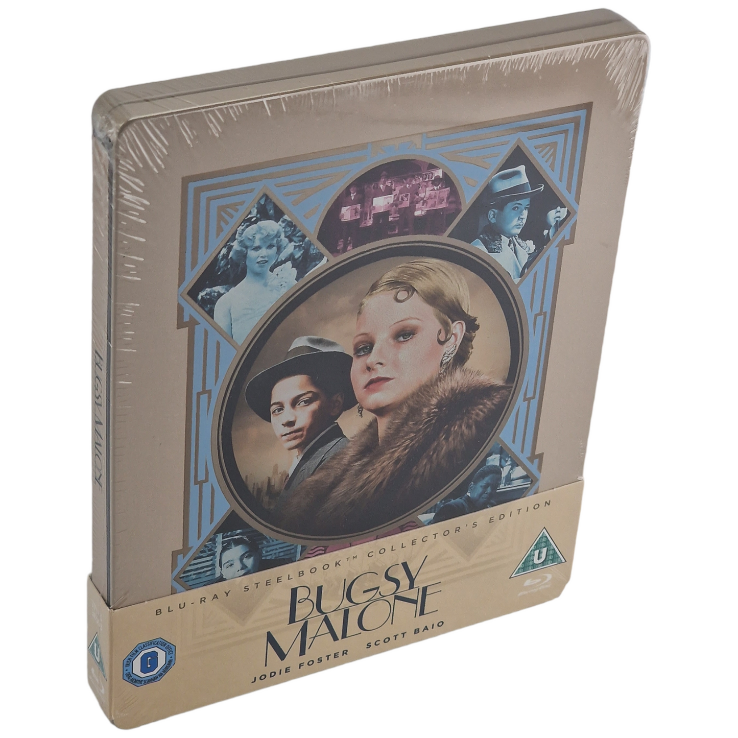 Bugsy Malone SteelBook Blu-ray Alan Parker Jodie Foster, Zavvi 2018 Zone B