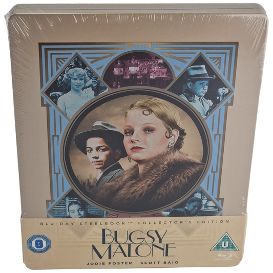 Bugsy Malone SteelBook Blu-ray Alan Parker Jodie Foster, Zavvi 2018 Zone B