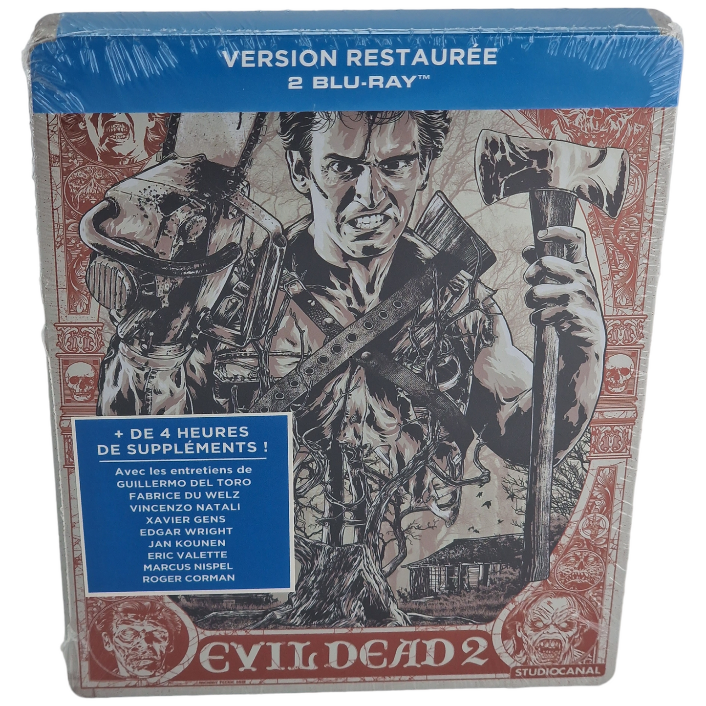 Evil Dead 2  SteelBook Blu-ray Sam Raimi  Bruce Campbell 2020 Zone B  [-18]