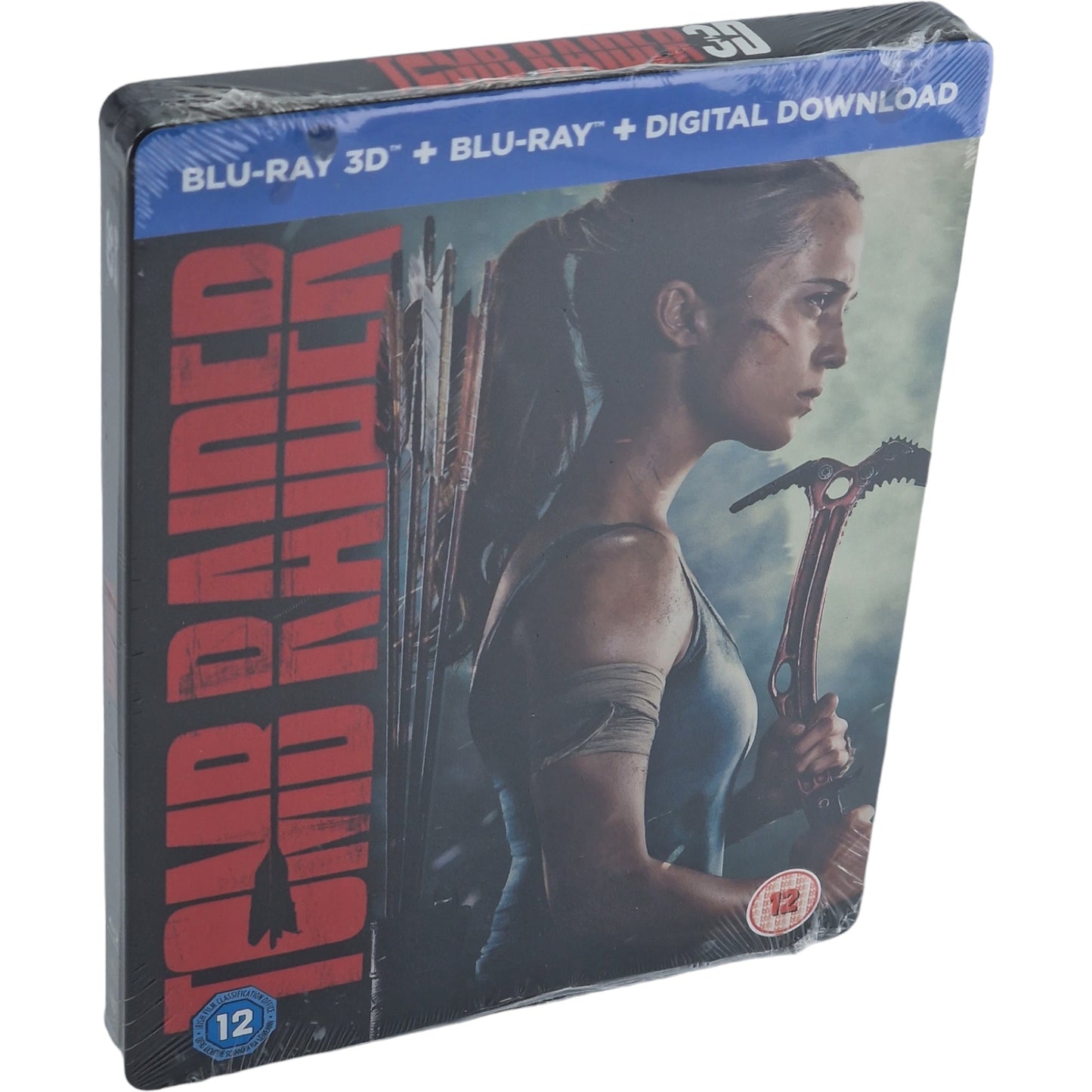 Tomb Raider  Blu-ray 3D + Blu-ray  SteelBook  Alicia Vikander 2018 Region Libre