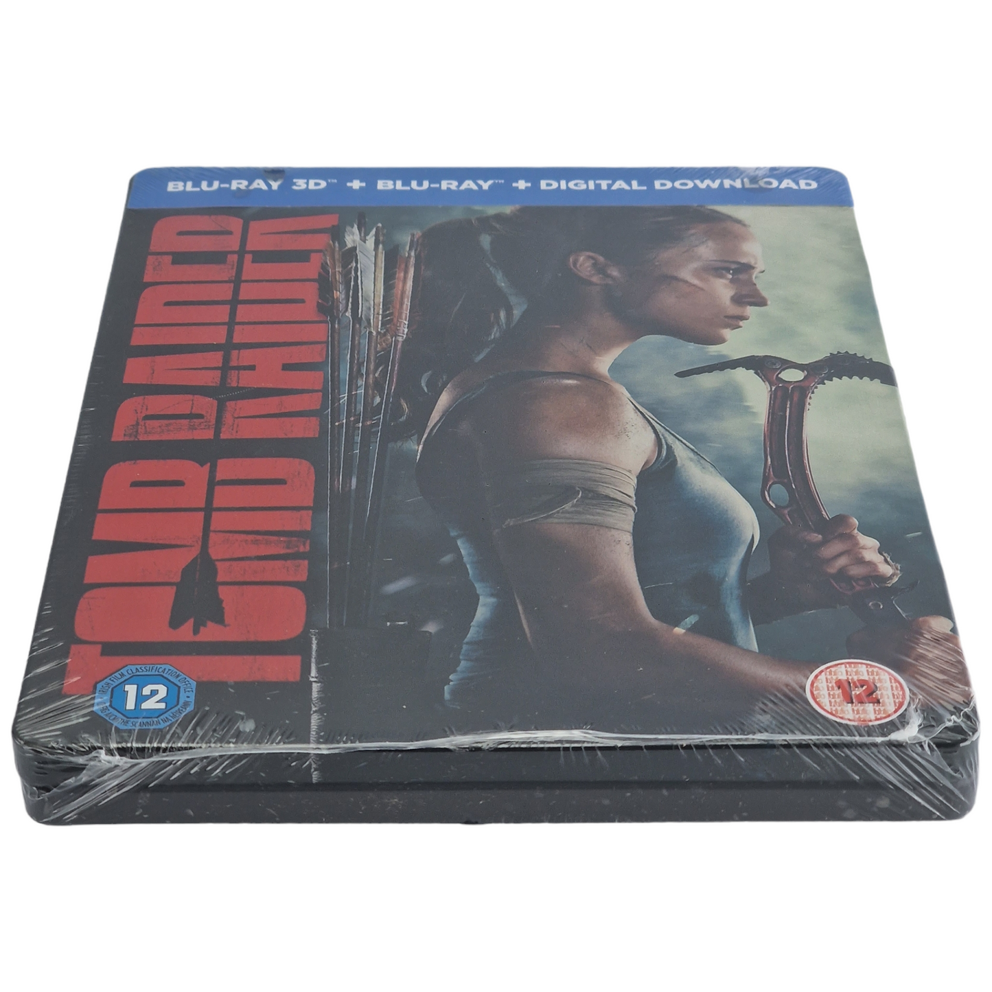 Tomb Raider  Blu-ray 3D + Blu-ray  SteelBook  Alicia Vikander 2018 Region Libre