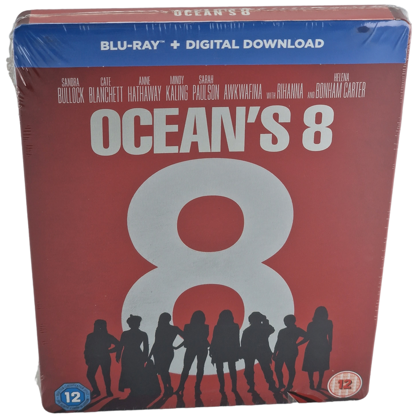 Ocean's 8  Blu-ray SteelBook  Sandra Bullock, Cate Blanchett 2018  Region Libre