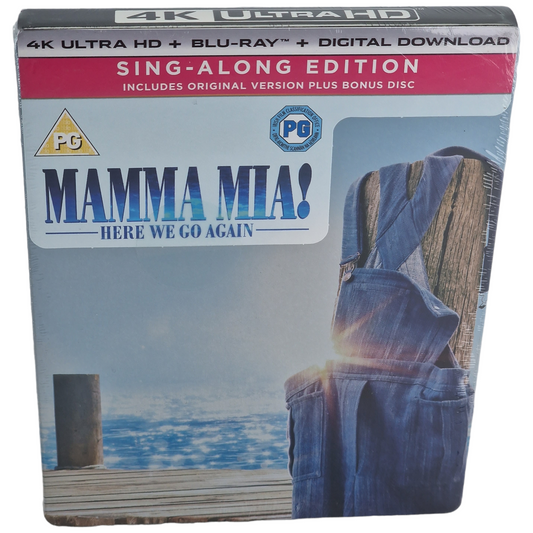 Mamma Mia! Here We Go Again 4K Ultra HD + Blu-ray SteelBook Meryl Streep Zone B