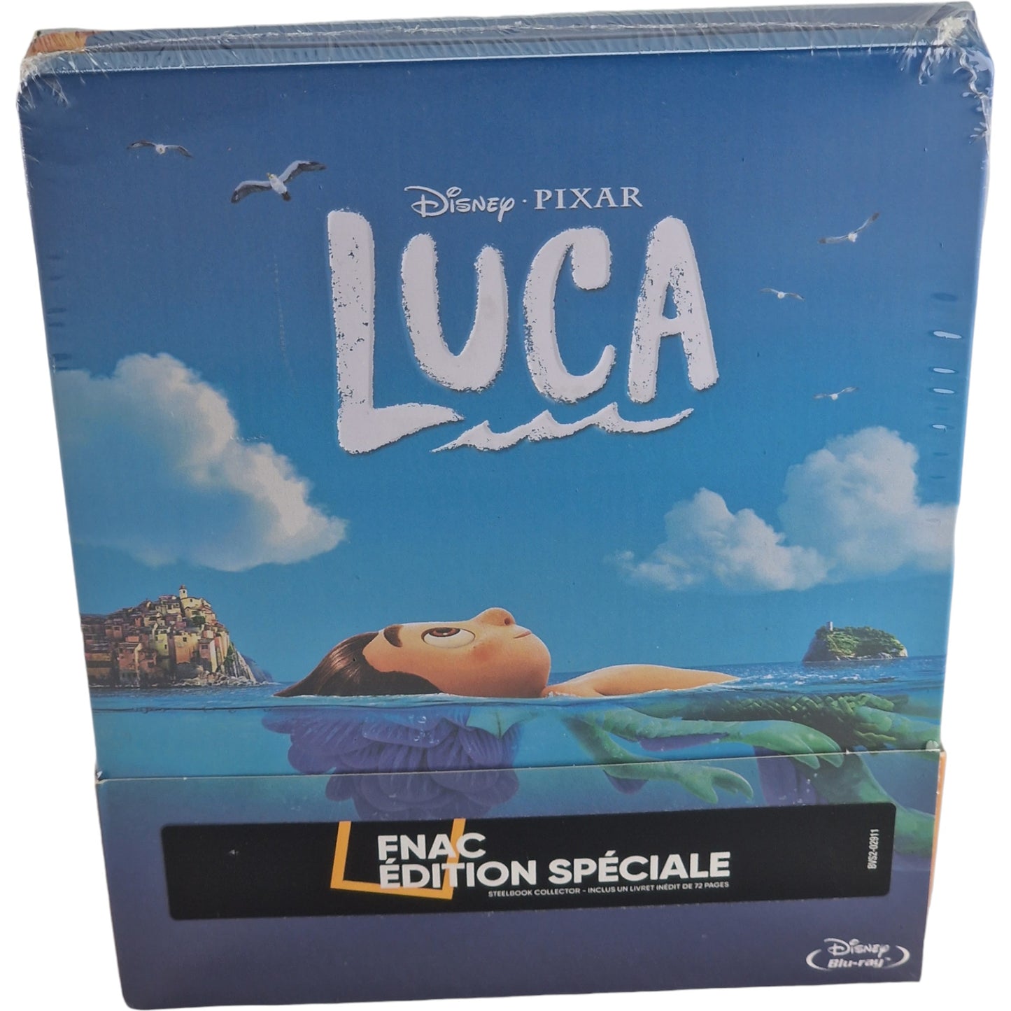 Luca  Blu-ray  SteelBook  Disney  Fnac Exclusif   édition Limitée 2021 Region B