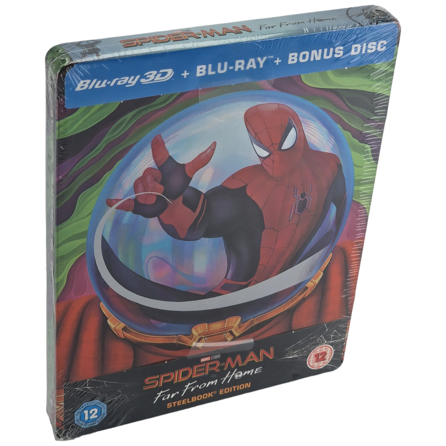 Spider-Man: Far from Home  Blu-ray 3D + 2D Blu-ray SteelBook Limitée Zone Libre