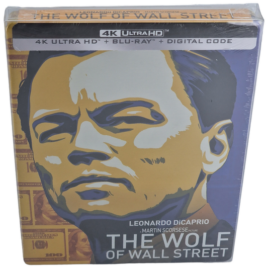 Le Loup de Wall Street Steelbook 4K Ultra HD+ Blu-ray DiCaprio 2021 Zone A