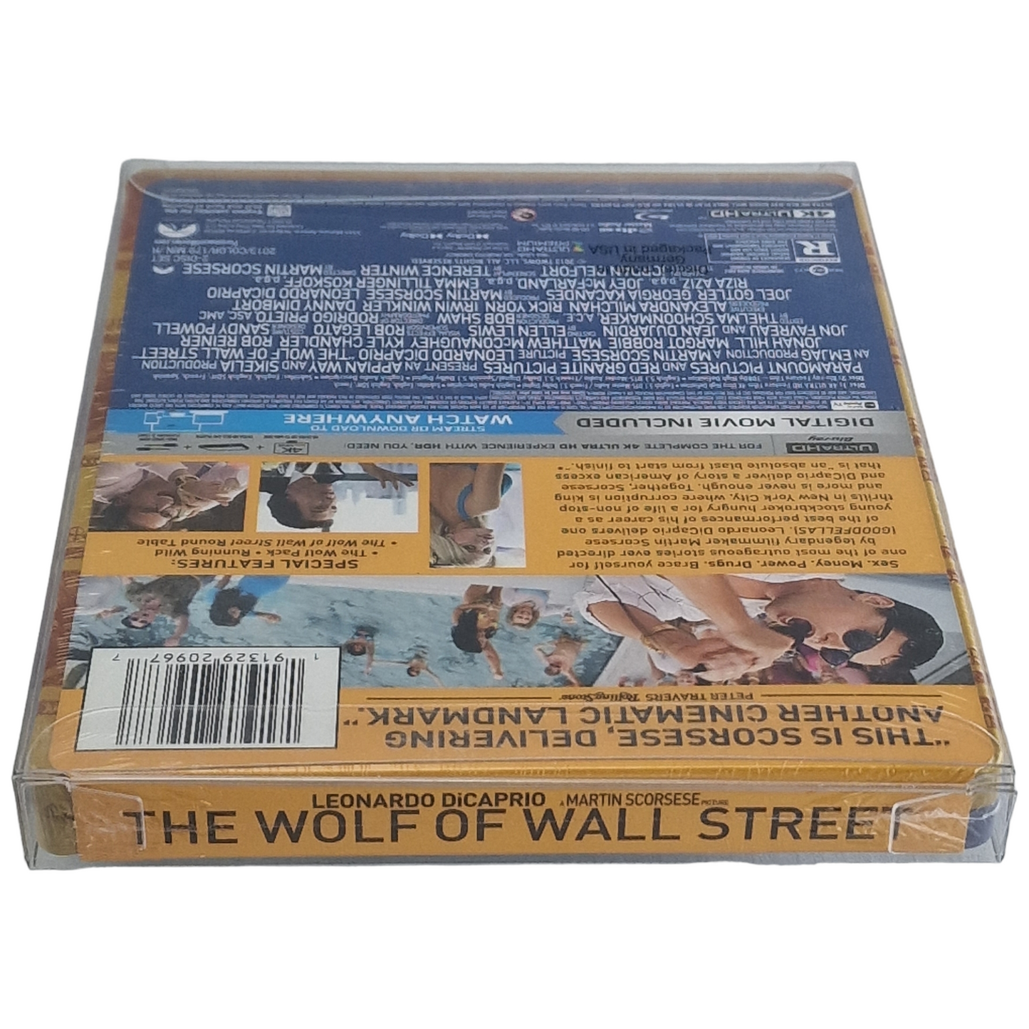 Le Loup de Wall Street Steelbook 4K Ultra HD+ Blu-ray DiCaprio 2021 Zone A