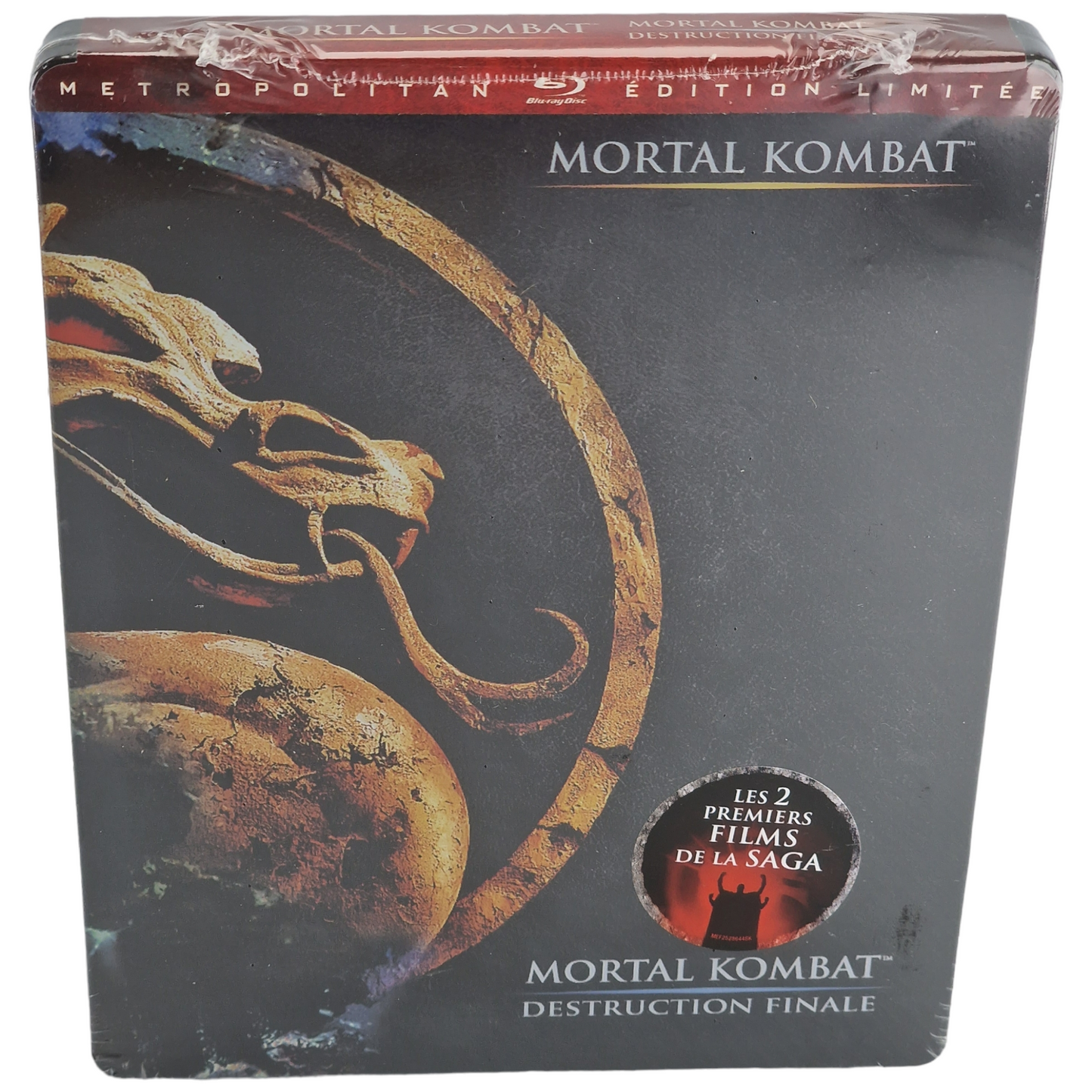 Mortal Kombat + MK-Destruction finale [2 Films] Blu-ray SteelBook 2021 Zone B