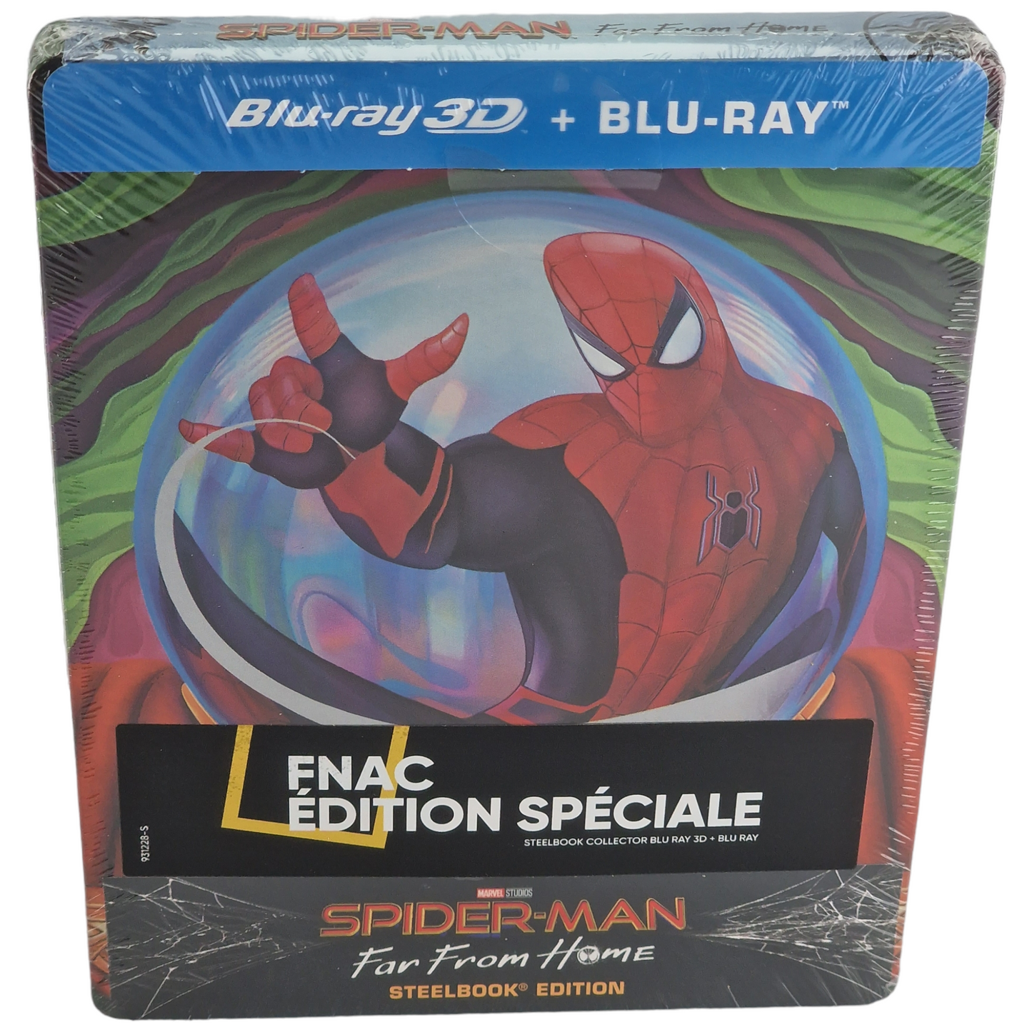 Spider-Man: Far from Home Blu-ray 3D + Blu-ray SteelBook Limitée Region Libre