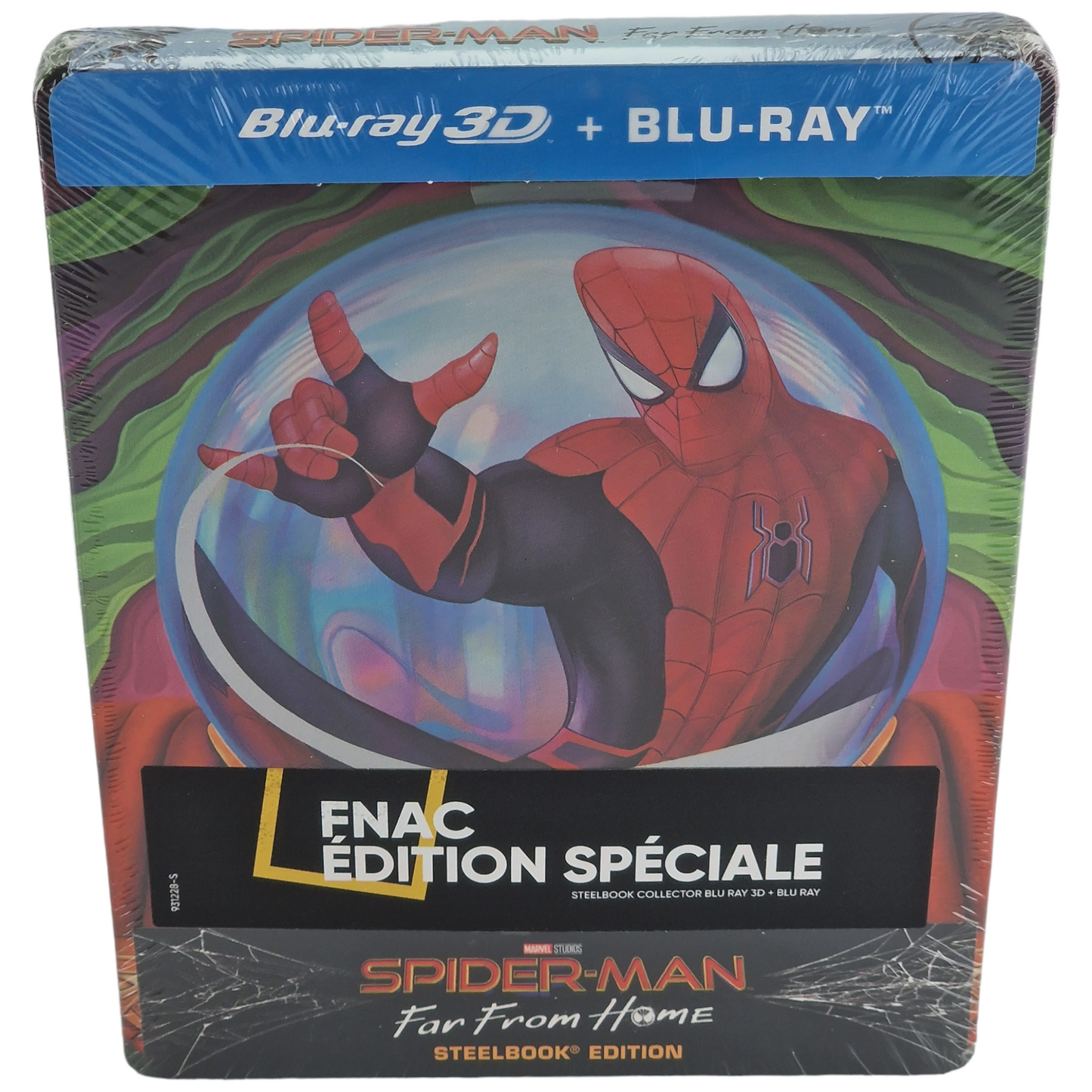 Spider-Man: Far from Home Blu-ray 3D + Blu-ray SteelBook Limitée Region Libre