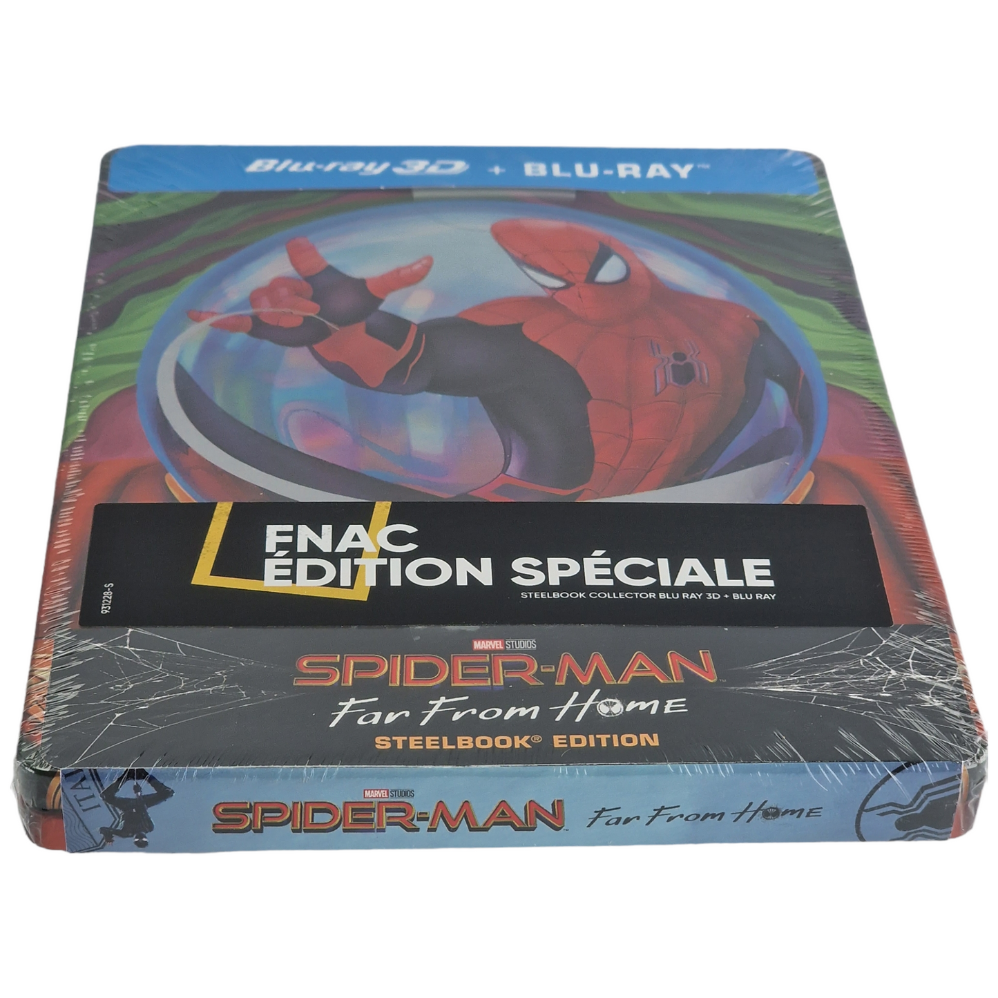 Spider-Man: Far from Home Blu-ray 3D + Blu-ray SteelBook Limitée Region Libre