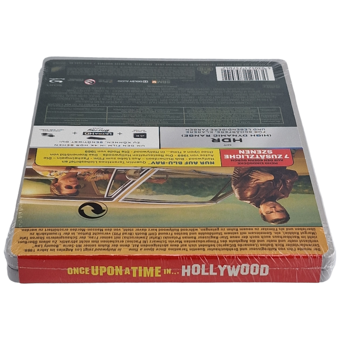 Il était une fois à Hollywood  4K Ultra HD + Blu-ray  Steelbook 2019 Zone Libre