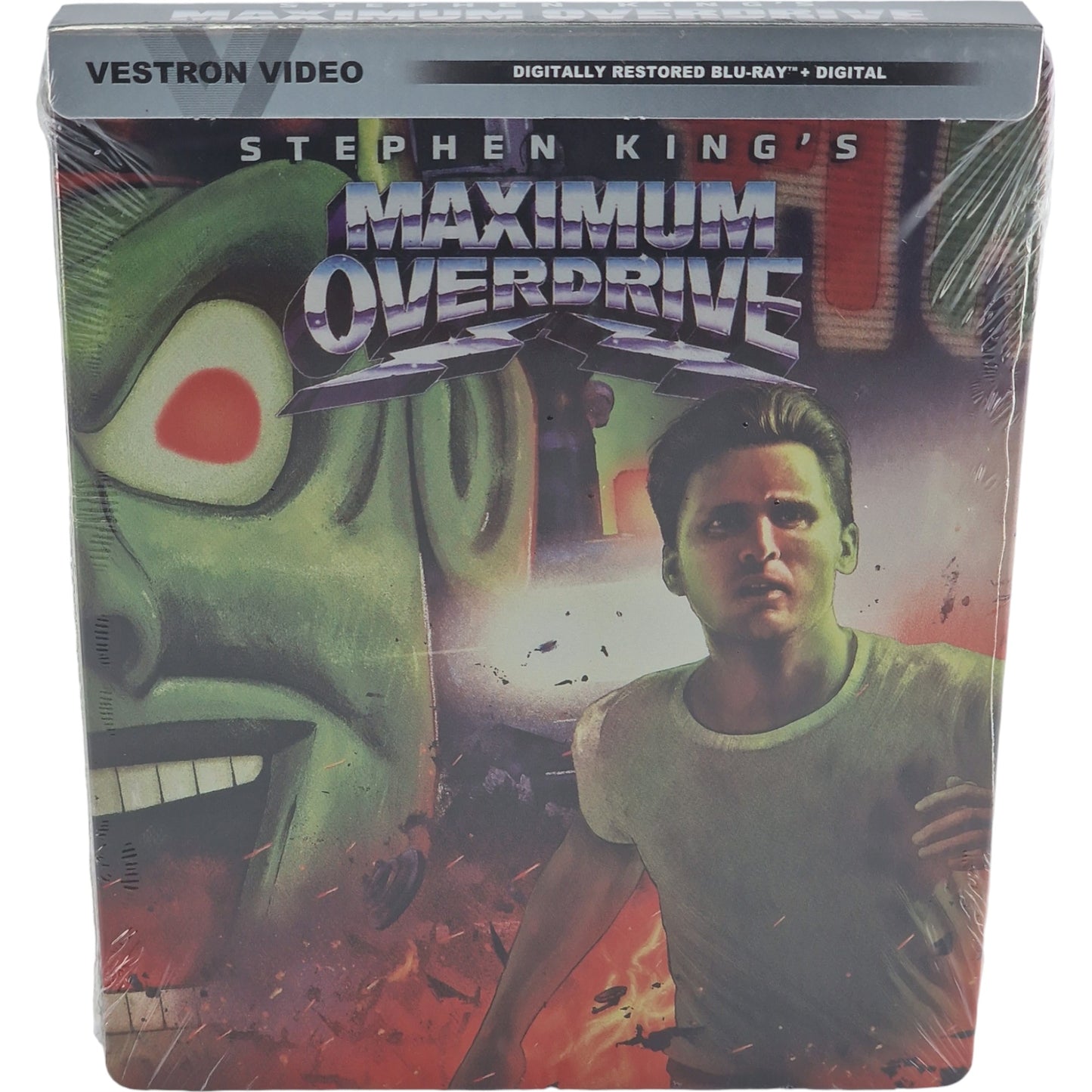 Maximum Overdrive Blu-ray SteelBook Stephen King 2023  Zone A Neuf