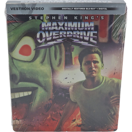 Maximum Overdrive Blu-ray SteelBook Stephen King 2023  Zone A Neuf