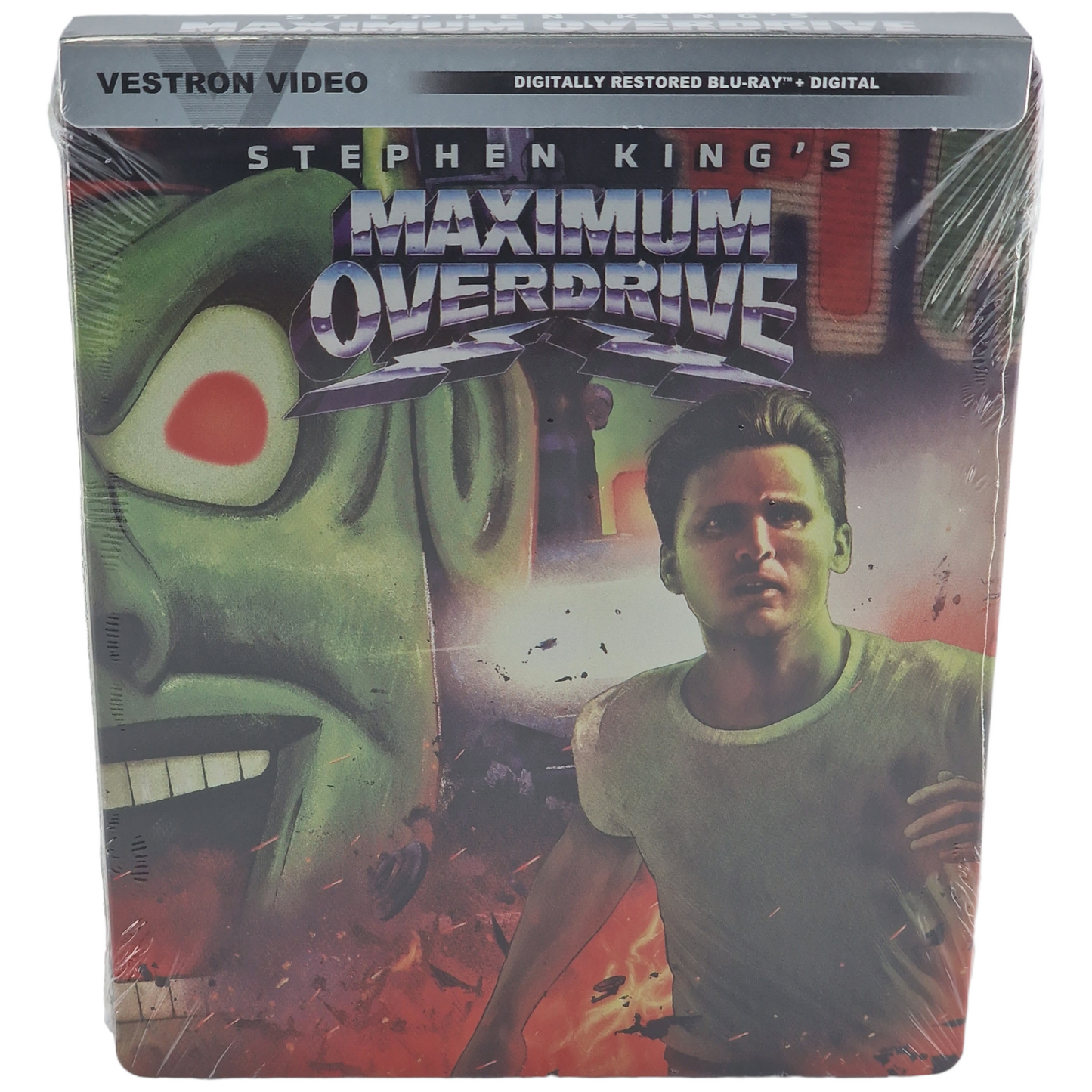 Maximum Overdrive Blu-ray SteelBook Stephen King 2023  Zone A Neuf