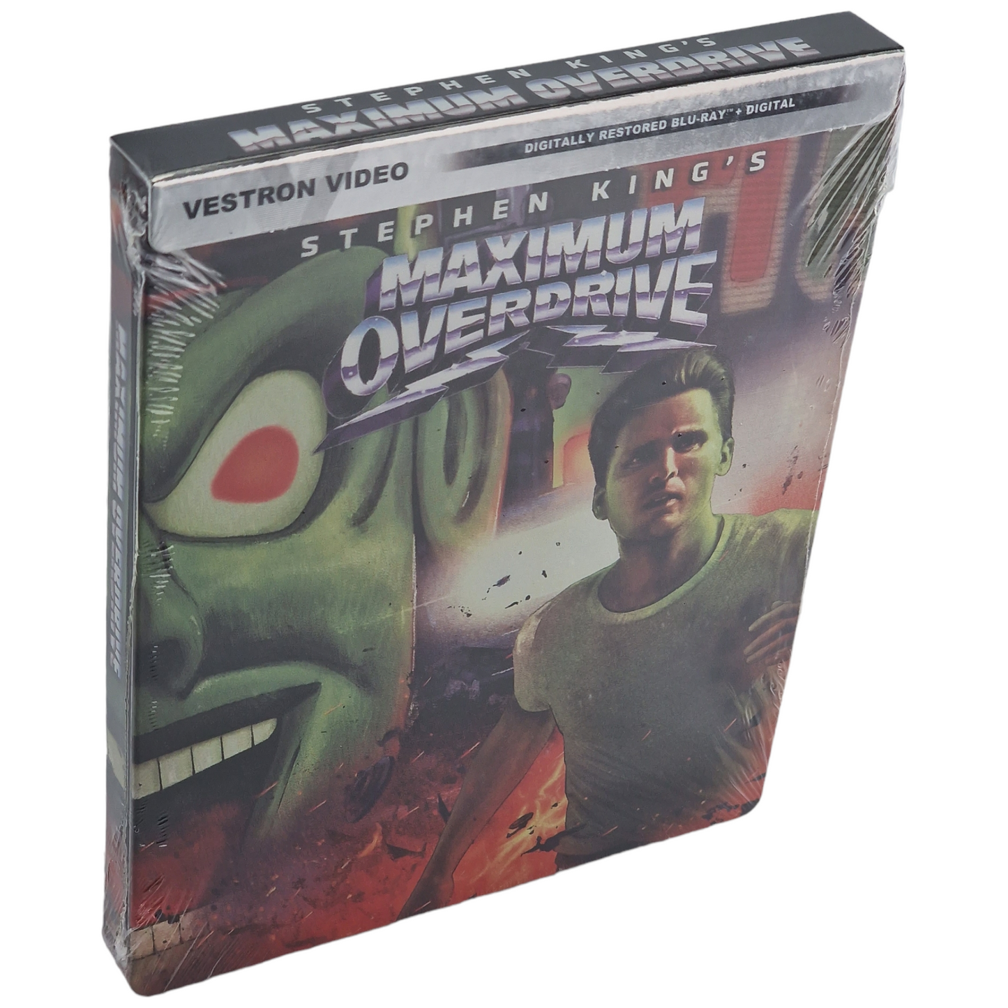 Maximum Overdrive Blu-ray SteelBook Stephen King 2023  Zone A Neuf