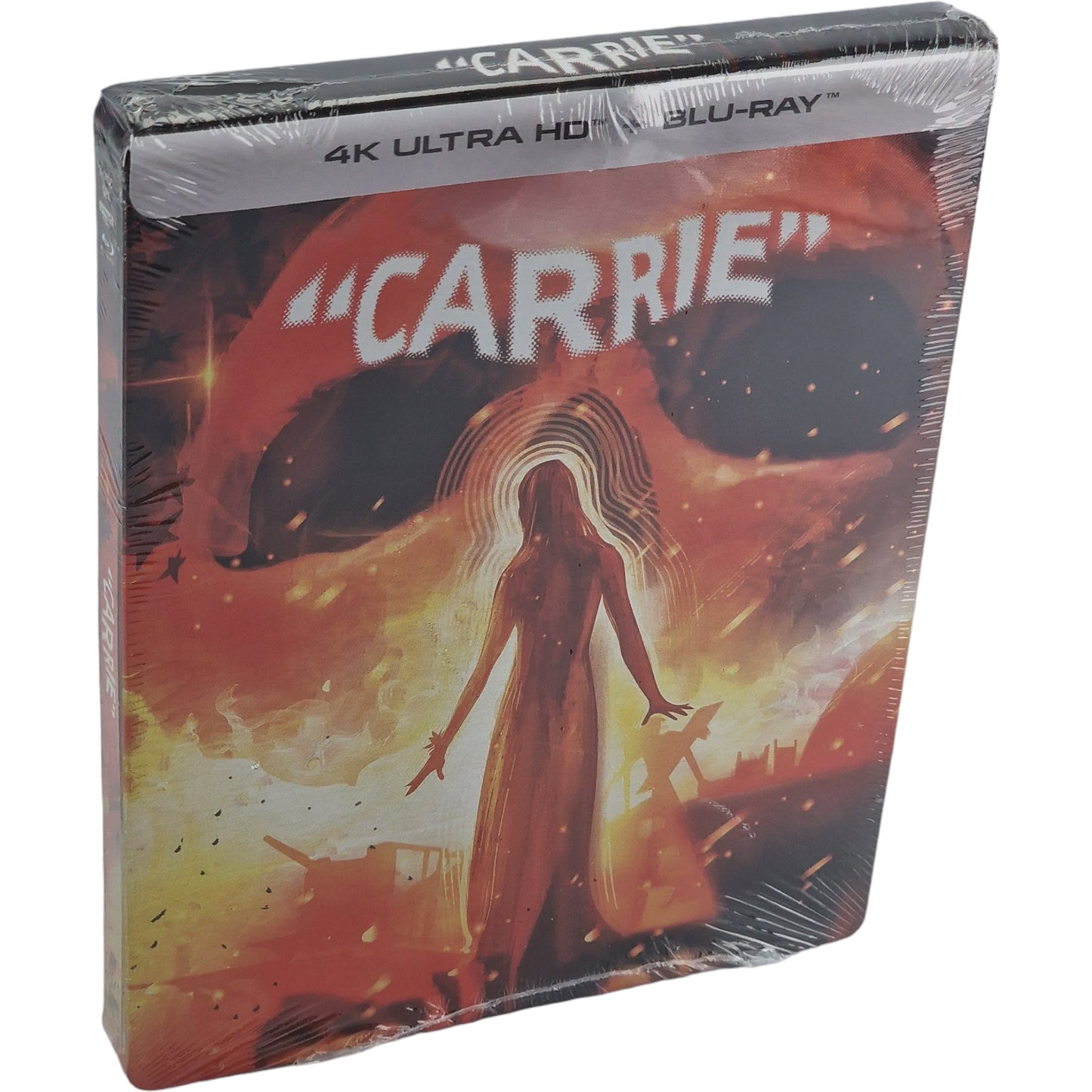 Carrie 4K Ultra HD + Blu-ray SteelBook Brian De Palma 2022 VO Zone A Neuf