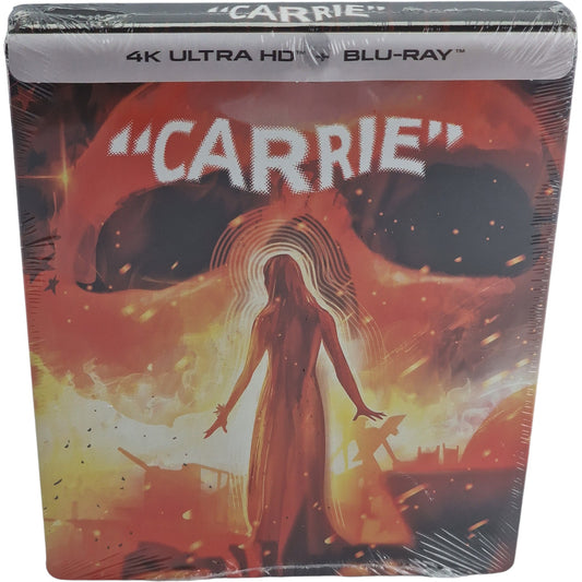 Carrie 4K Ultra HD + Blu-ray SteelBook Brian De Palma 2022 VO Zone A Neuf