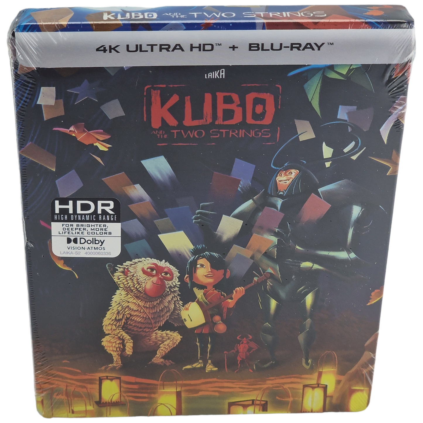 Kubo et l'Armure magique Blu-ray 4K Ultra HD SteelBook 2023 VO/ STFR Zone A Neuf