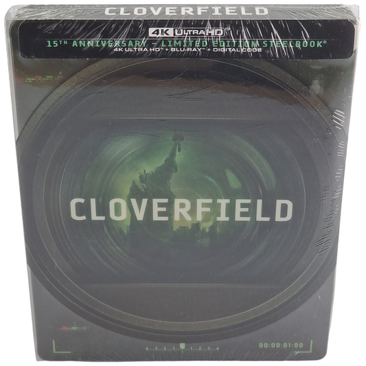 Cloverfield 4K Blu-ray SteelBook Édition limitée 15e anniversaire 2023 VF Zone A Neuf