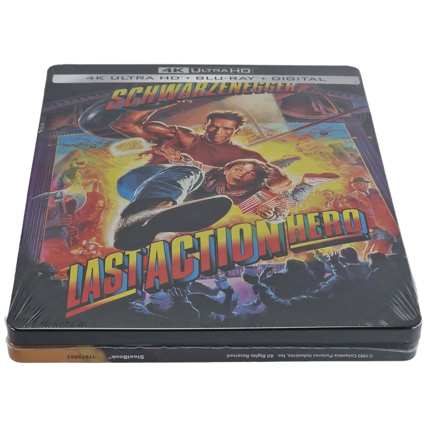 Last Action Hero 4K Blu-ray SteelBook  Arnold Schwarzenegger 2021 VF Zone Free Neuf