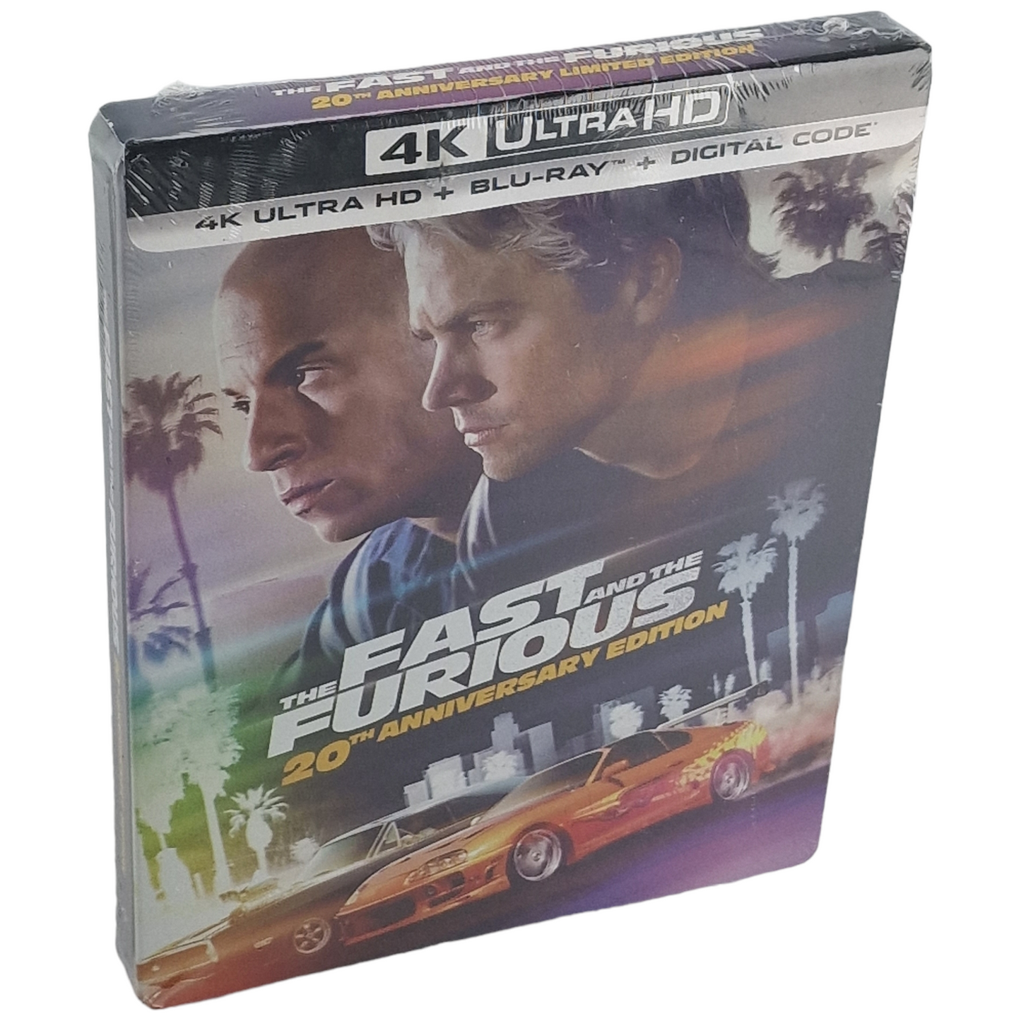 The Fast and the Furious (2001 Paul Walker)4K Blu-ray Ultra HD SteelBook 2021 VF Zone A