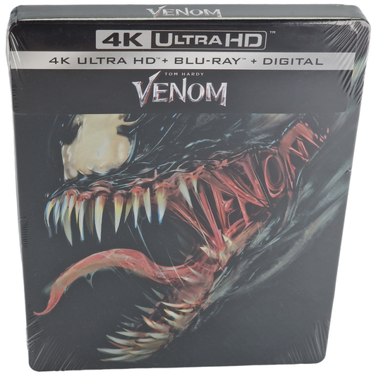 Venom 4K Blu-ray SteelBook Tom Hardy 2018 VF Zone A Neuf