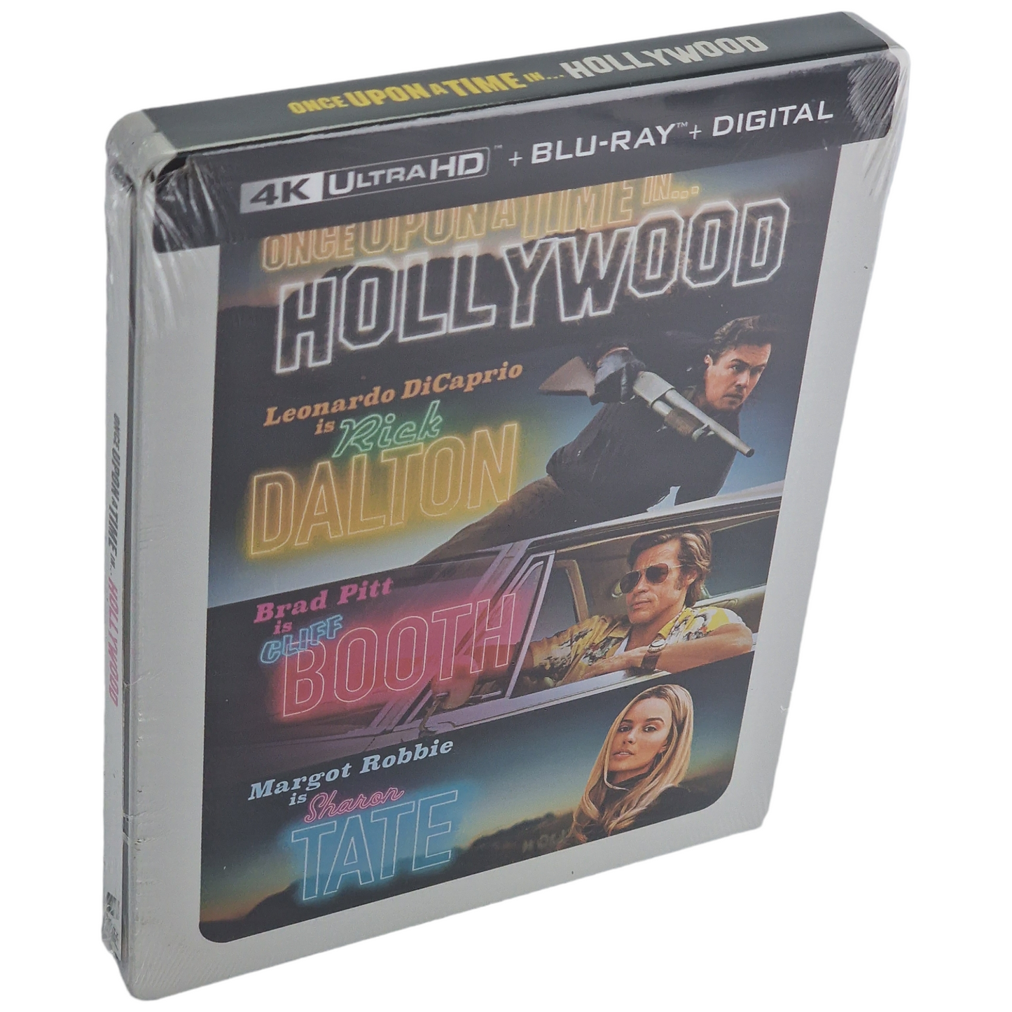 Once Upon a Time in Hollywood 4K Blu-ray Ultra HD SteelBook 2019 VF Zone A Neuf