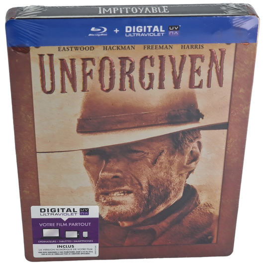 Impitoyable Clint Eastwood Unforgiven Blu-ray SteelBook Édit limitée Zone Libre