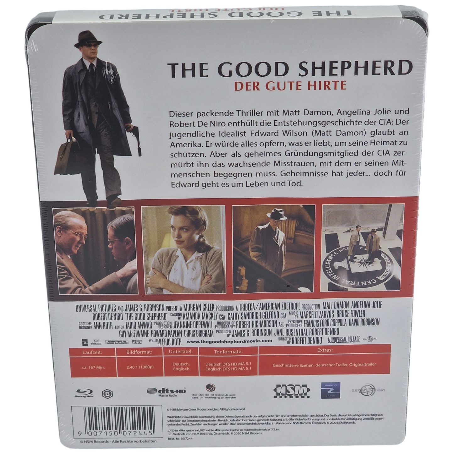 Raisons d'État [2006 Matt Damon The Good Shepherd] Blu-ray Steelbook 2020 Zone B