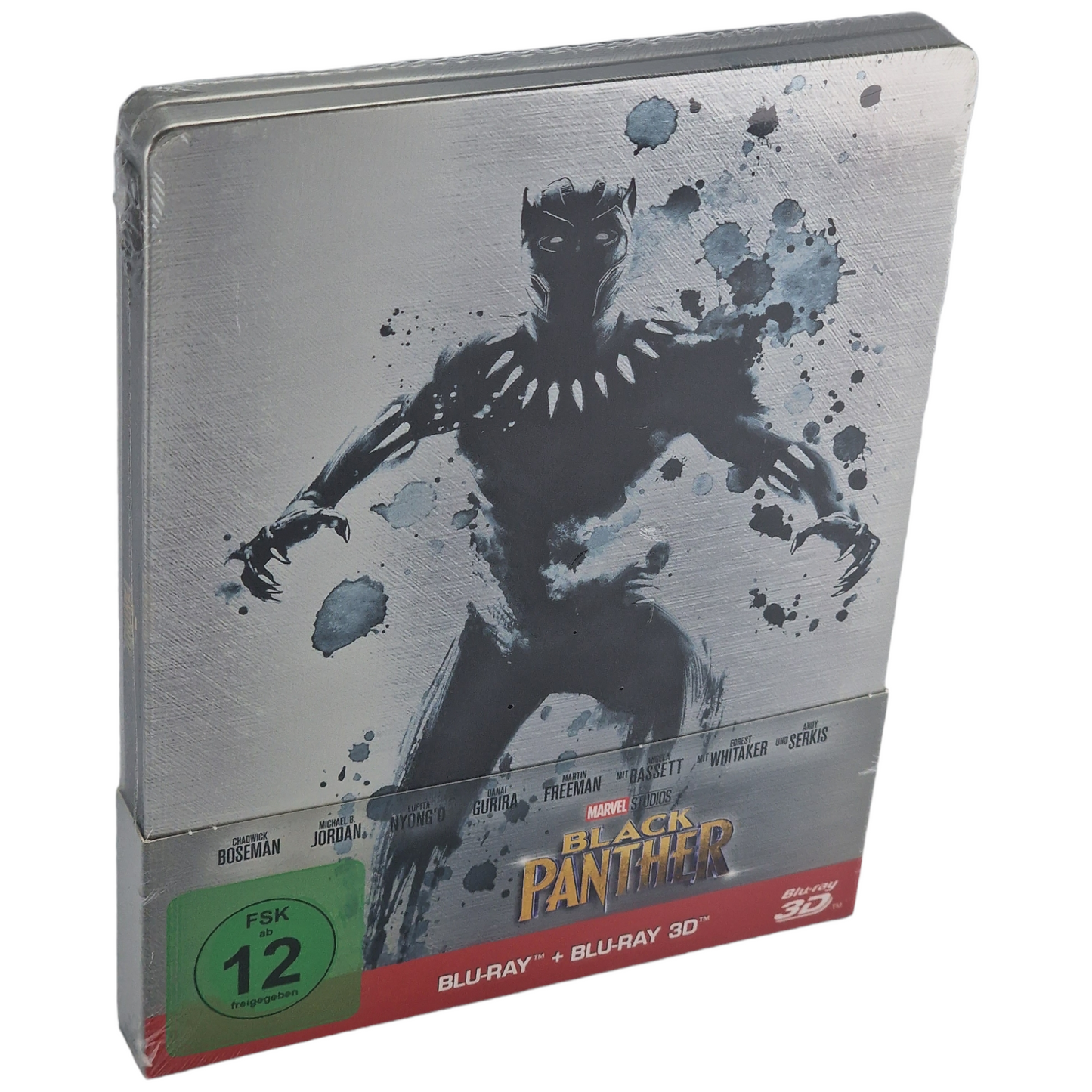 Black Panther Blu-ray 3D + Blu-ray SteelBook Chadwick Boseman 2018 Zone Libre