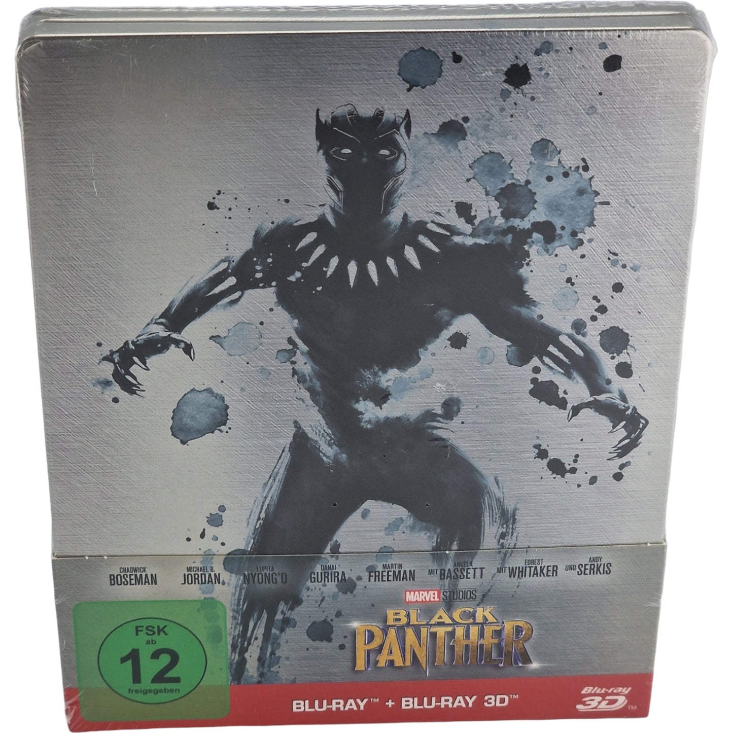 Black Panther Blu-ray 3D + Blu-ray SteelBook Chadwick Boseman 2018 Zone Libre