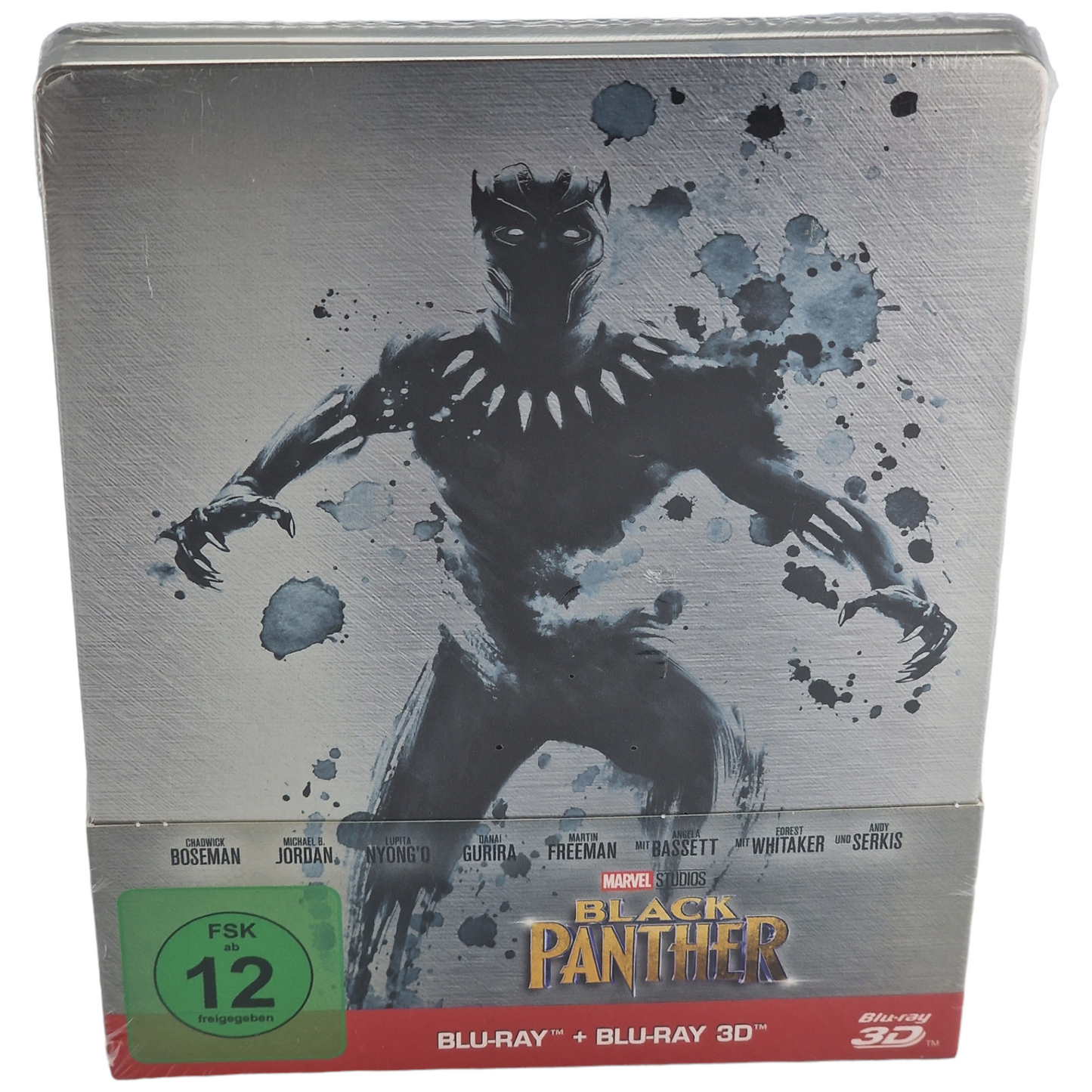 Black Panther Blu-ray 3D + Blu-ray SteelBook Chadwick Boseman 2018 Zone Libre