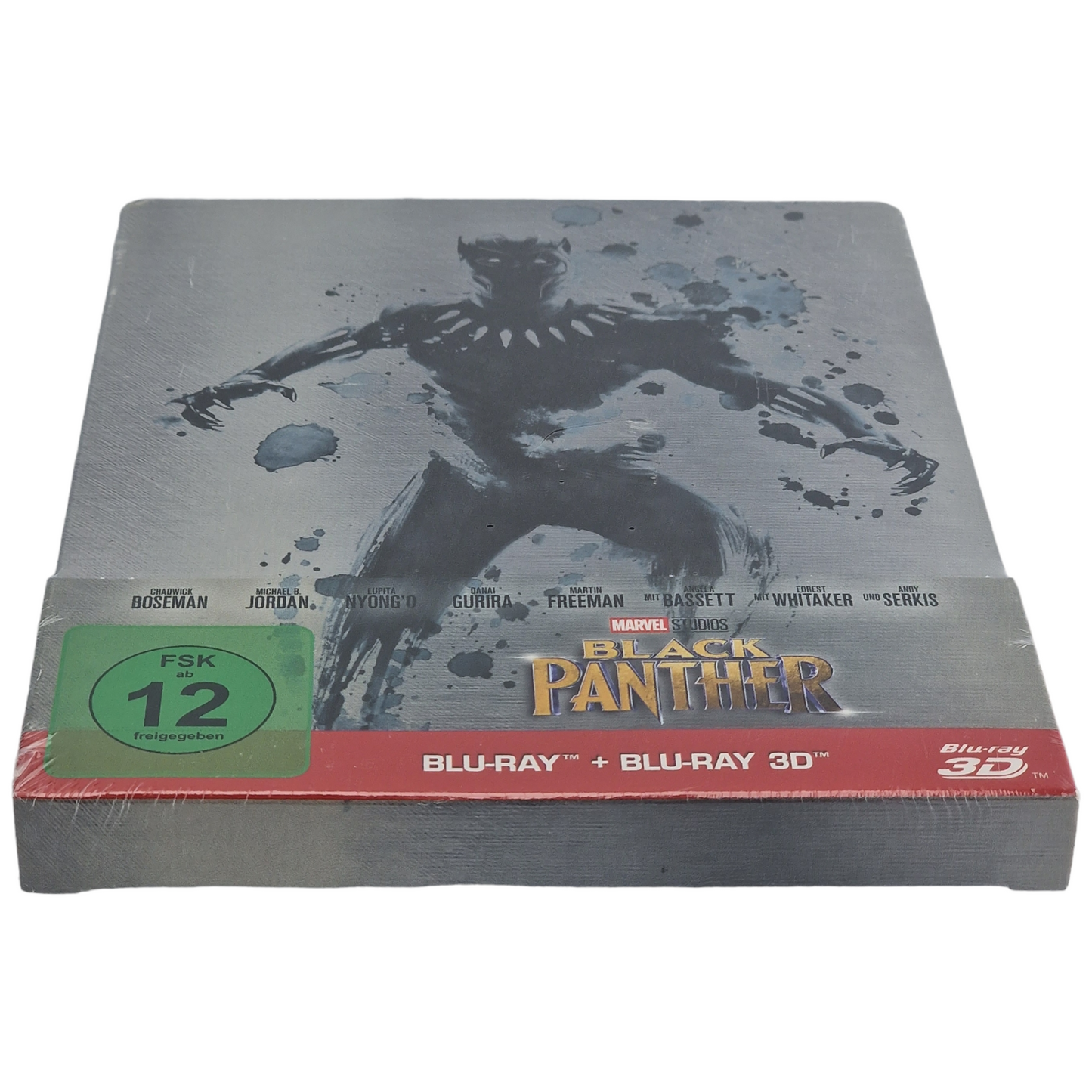 Black Panther Blu-ray 3D + Blu-ray SteelBook Chadwick Boseman 2018 Zone Libre