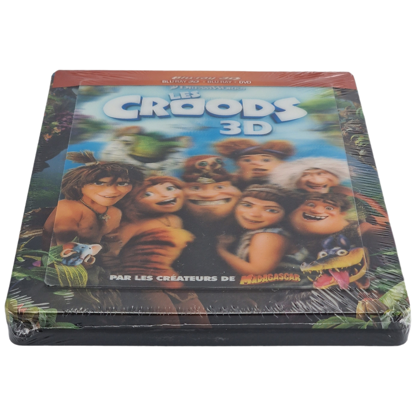 Les Croods Blu-ray 3D + 2D + DVD  SteelBook Lenticulaire édition Limitée Zone B