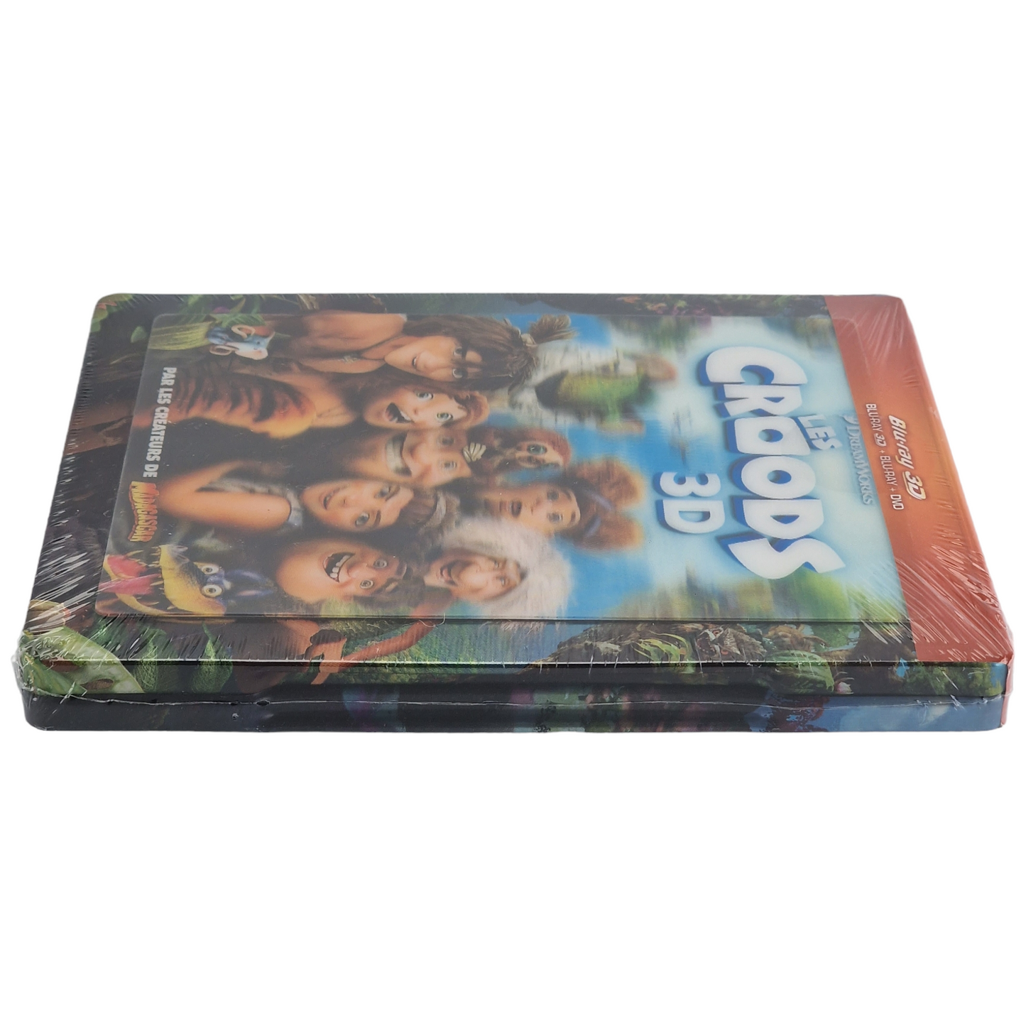 Les Croods Blu-ray 3D + 2D + DVD  SteelBook Lenticulaire édition Limitée Zone B