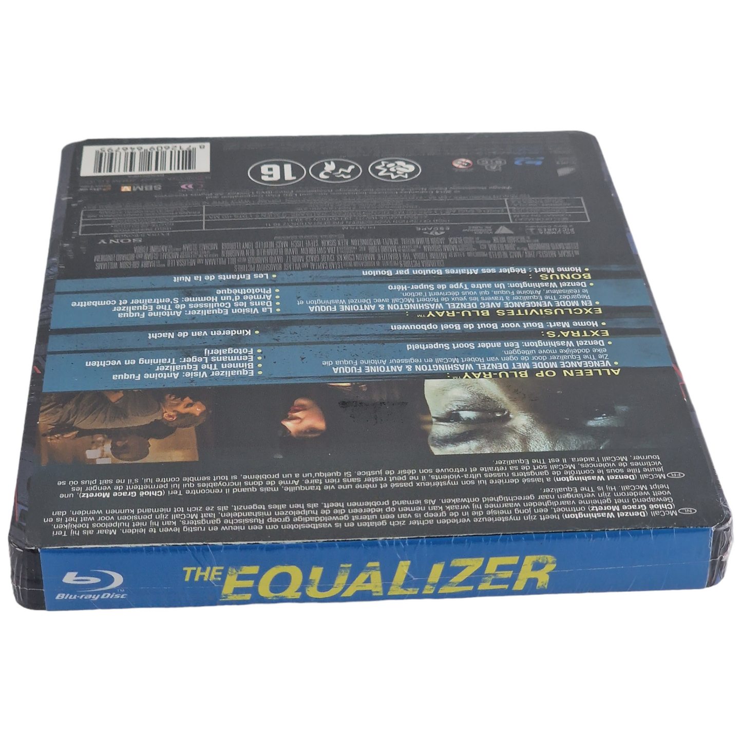 The Equalizer  Blu-ray Steelbook Pop Art  Denzel Washington  Fnac 2015 Region B