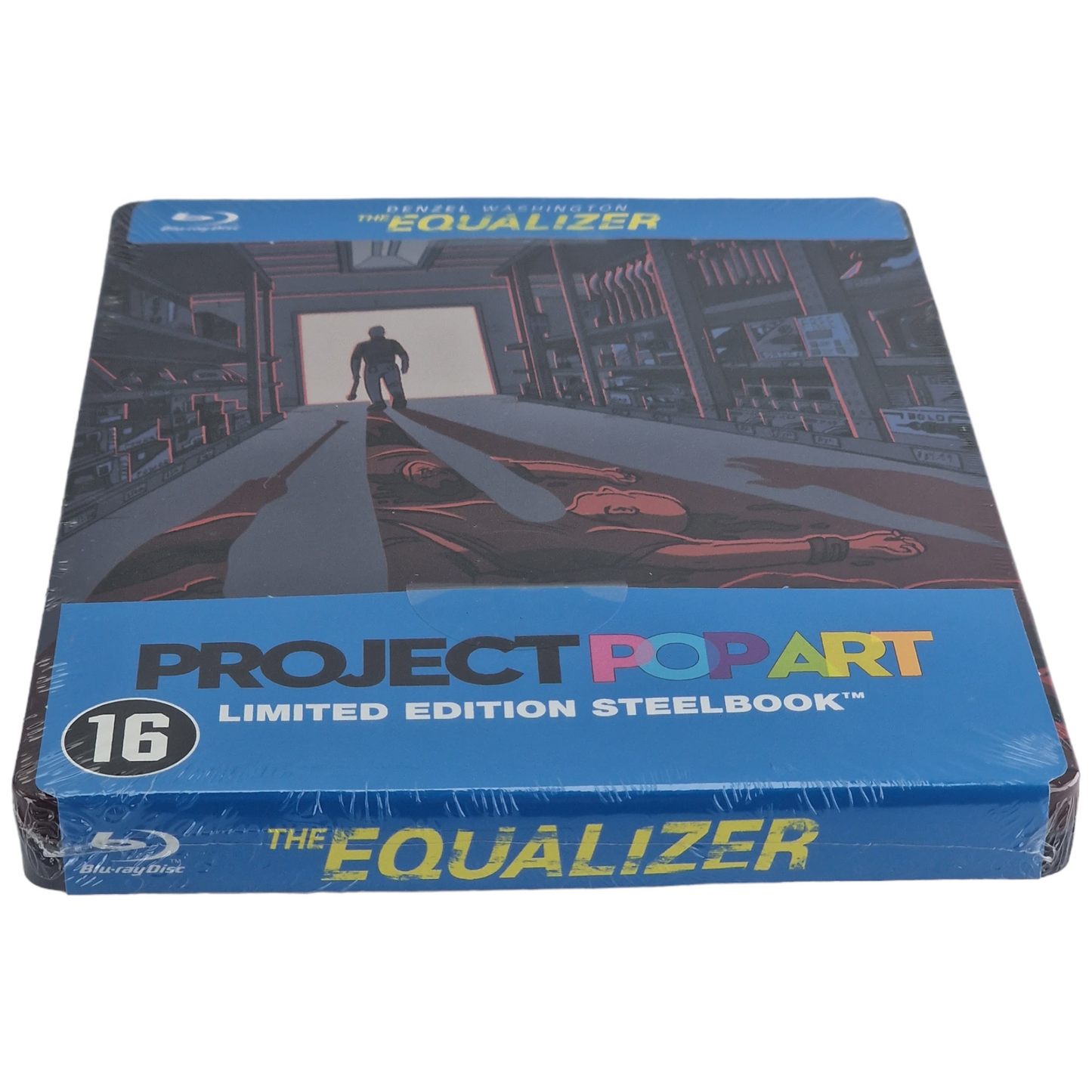 The Equalizer  Blu-ray Steelbook Pop Art  Denzel Washington  Fnac 2015 Region B